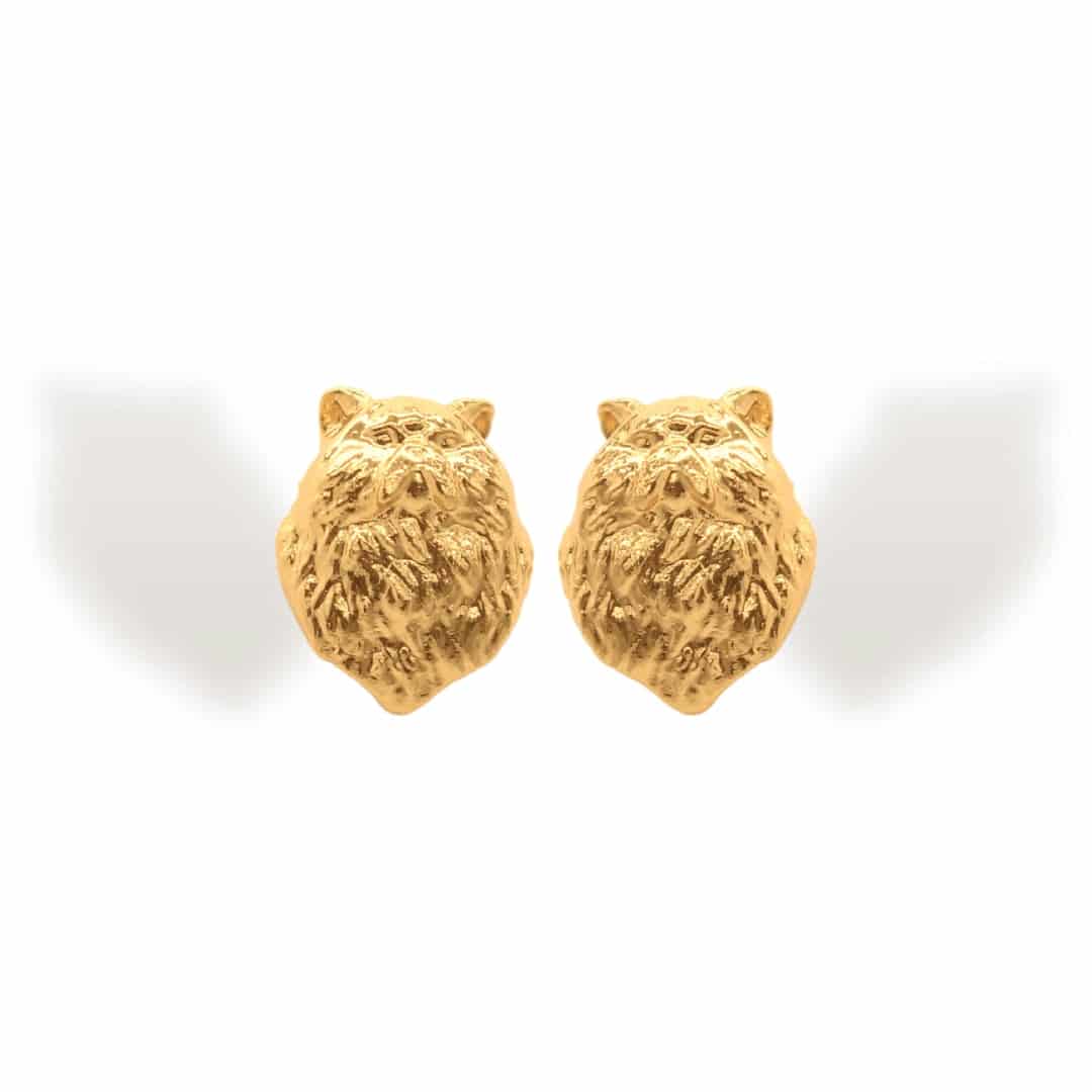 Aretes de gato peludo - miniatura 1