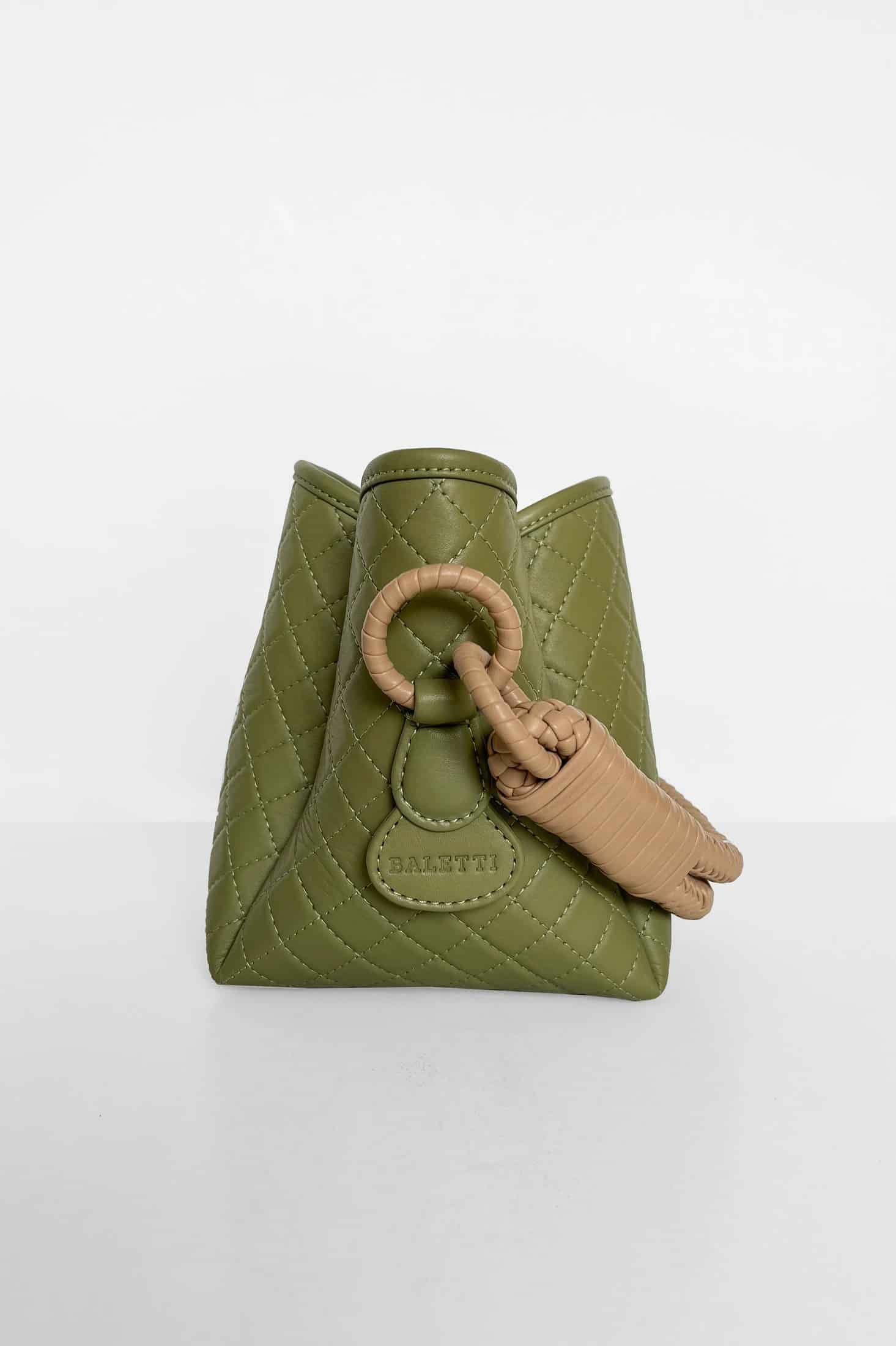 Tulip Mini Bucket Bag, Aloe & Cappuccino - miniatura 3
