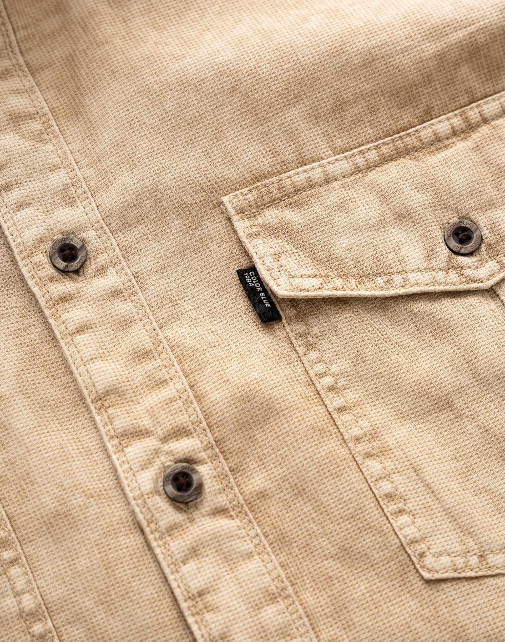 Camisa Manga Larga Con Efecto Bolsillos Delanteros - miniatura 8