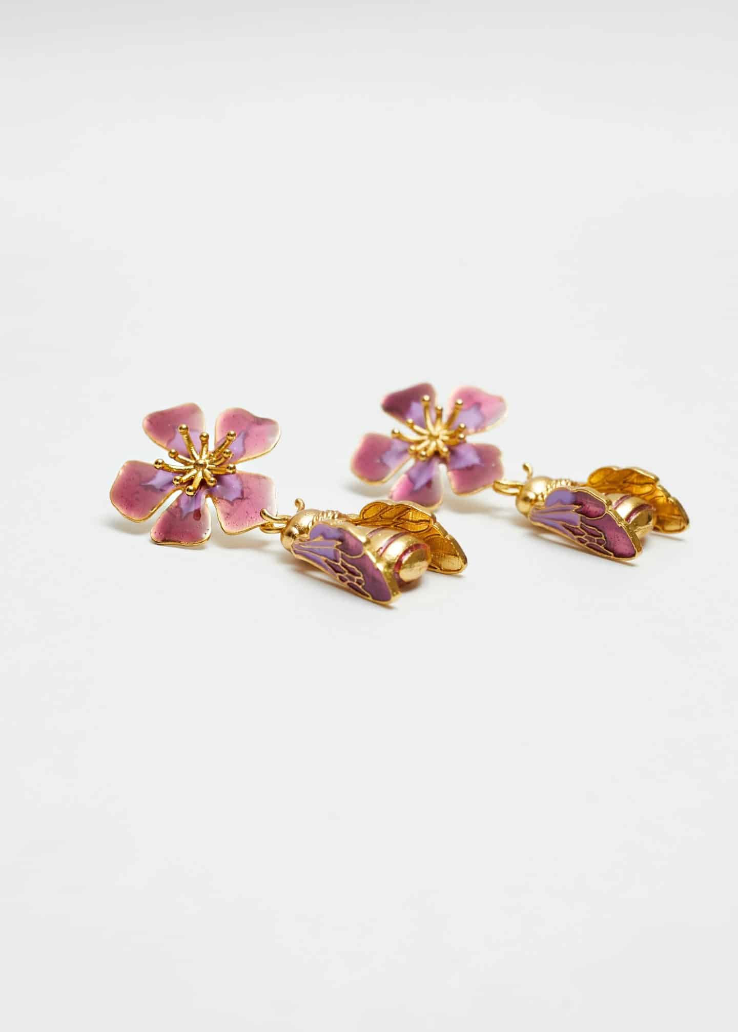 Aretes Bee Kind Ultravioleta - miniatura 4