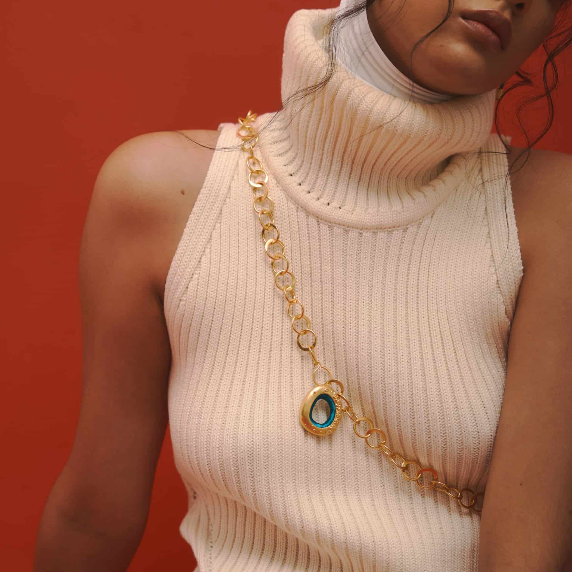 Gold Collaboration Necklace - miniatura 2