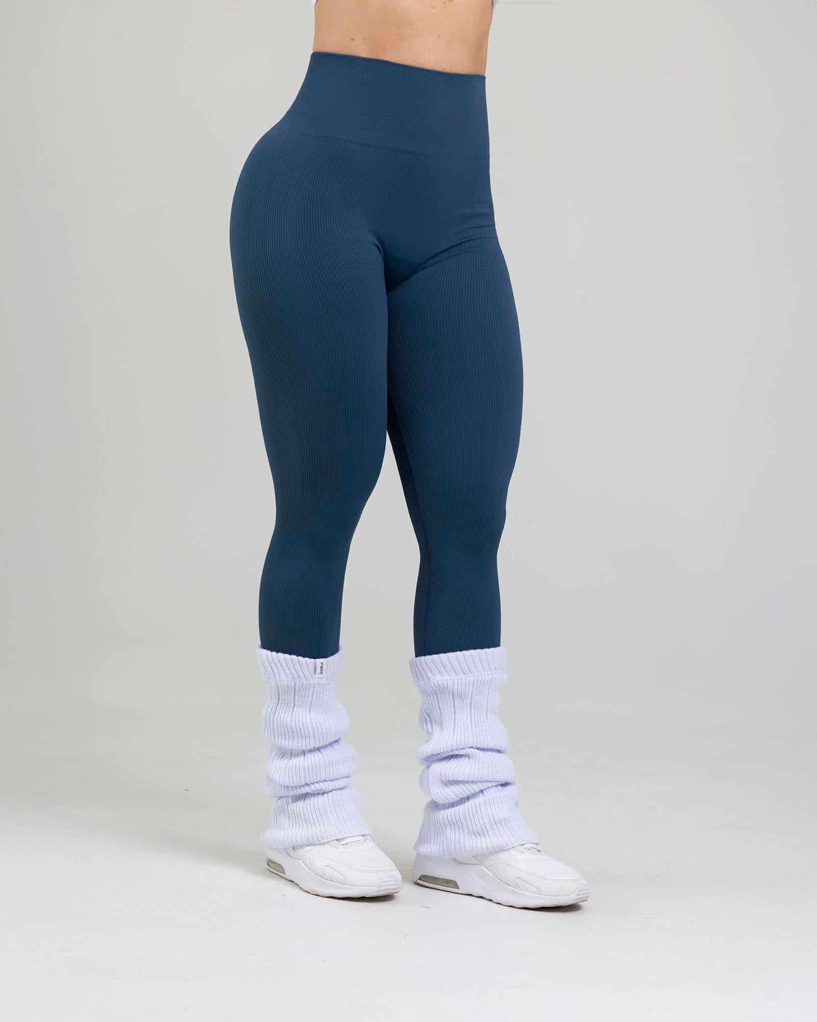 Leggings flow seamless azul navy tropi FIBER - miniatura 2