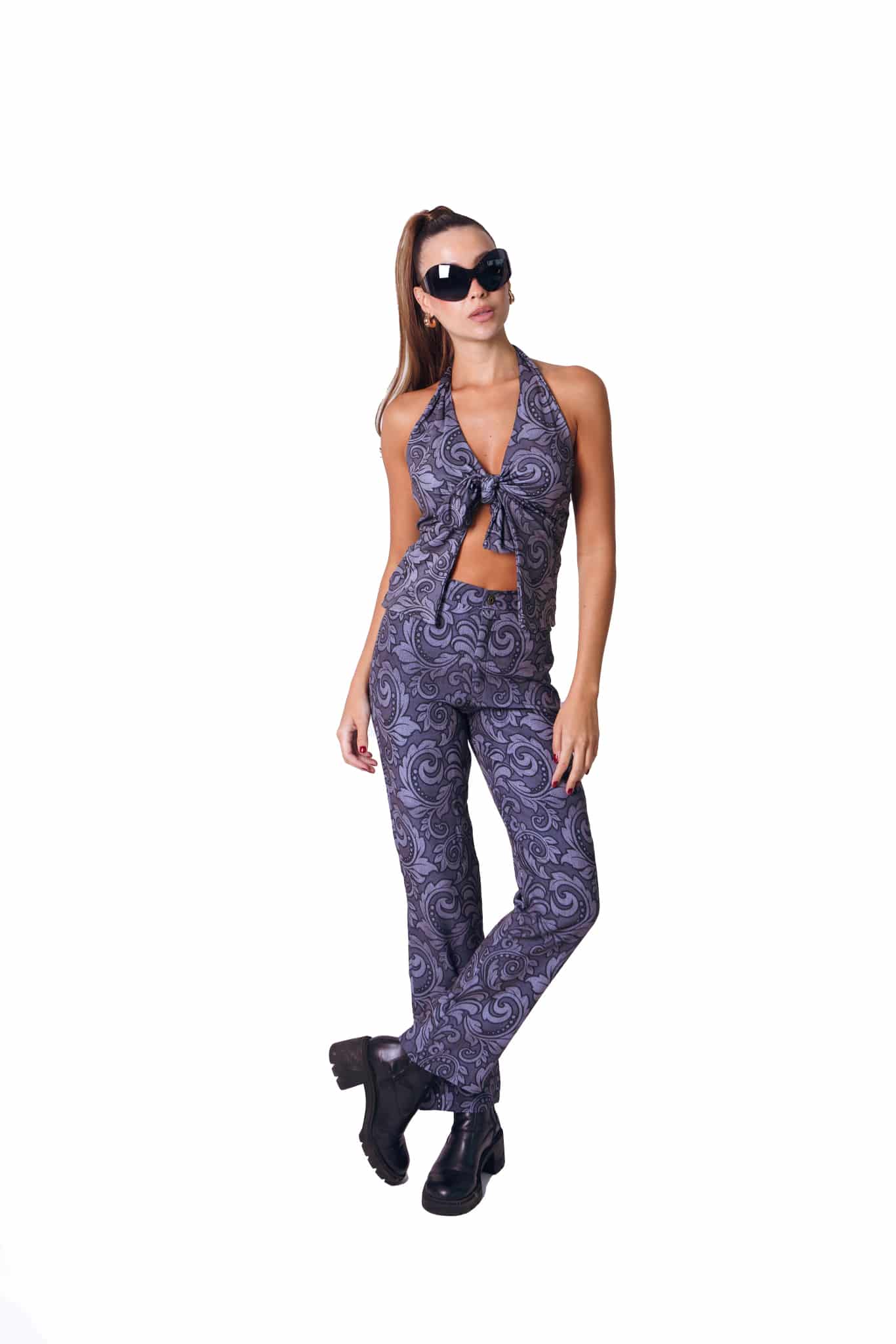 Silver Smoke Halter Top - miniatura 1