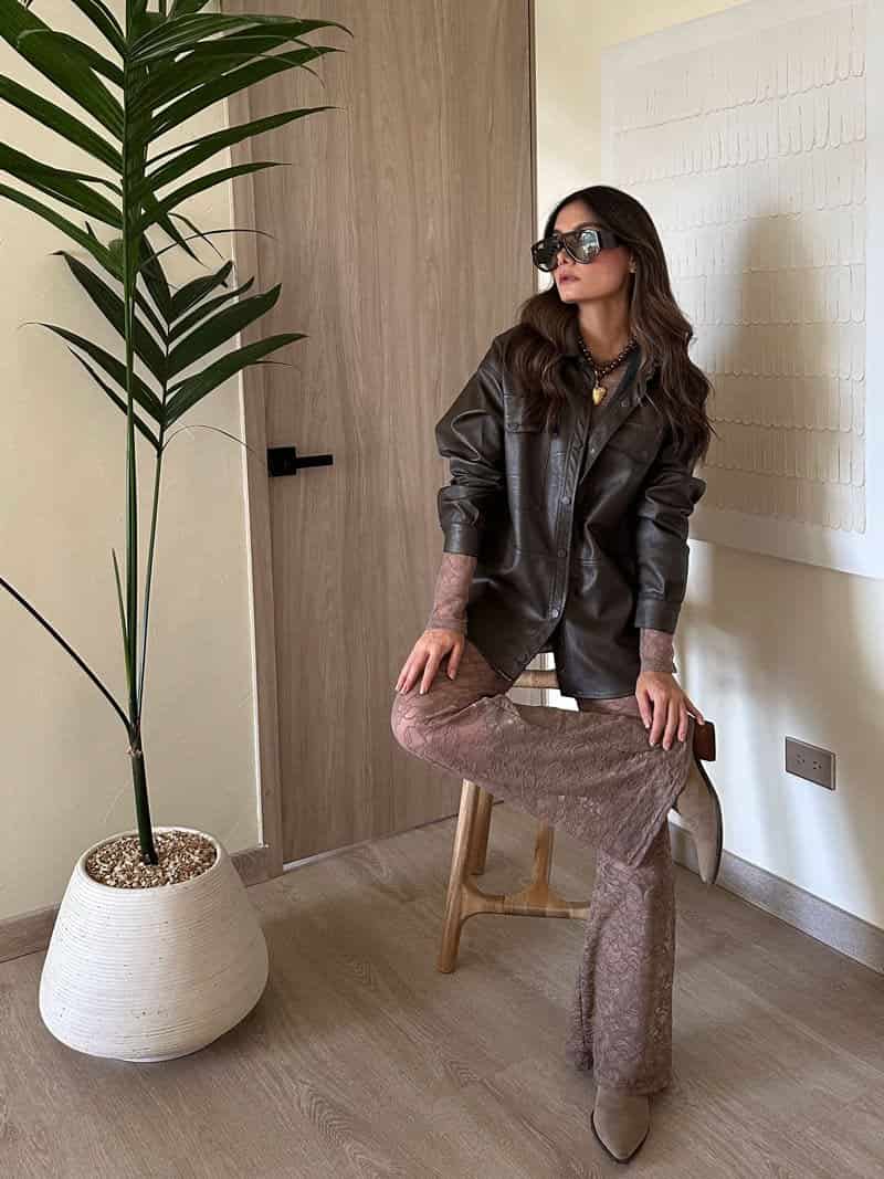 Set en Encaje Lace - Moka - miniatura 5