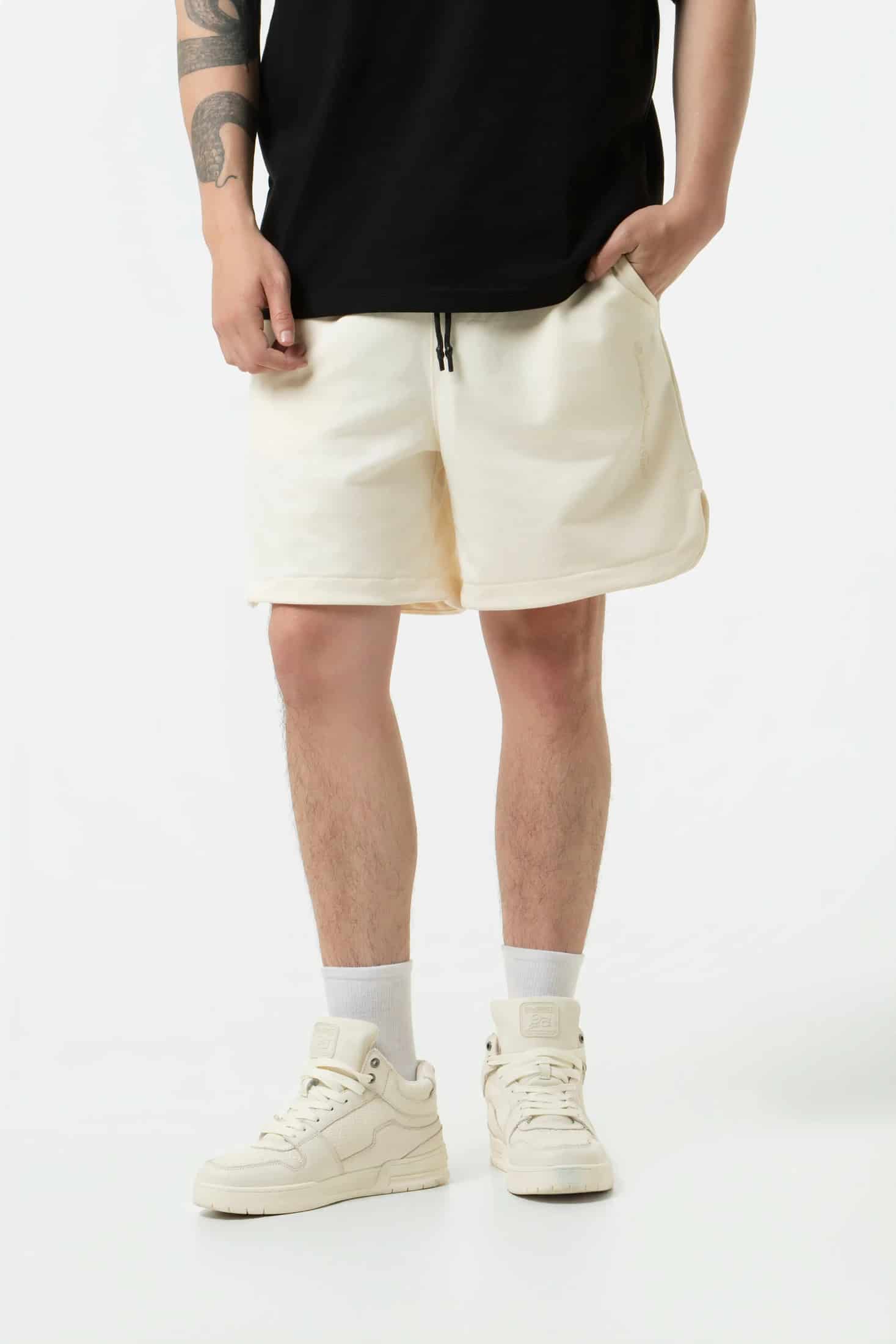 BERMUDA JOGG COLOR IVORY - miniatura 2