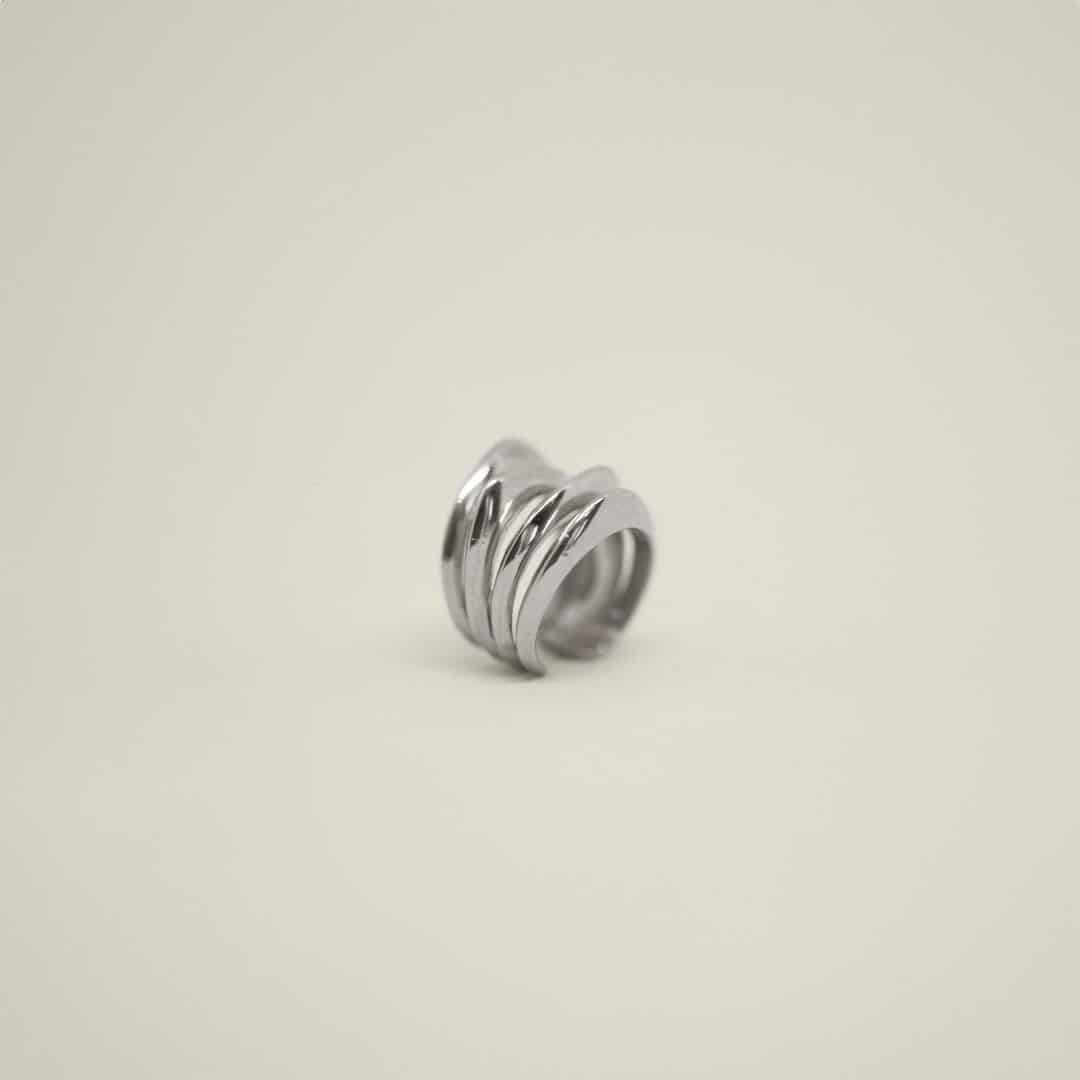 Vayu Ear Cuff – Ring Silver - miniatura 2