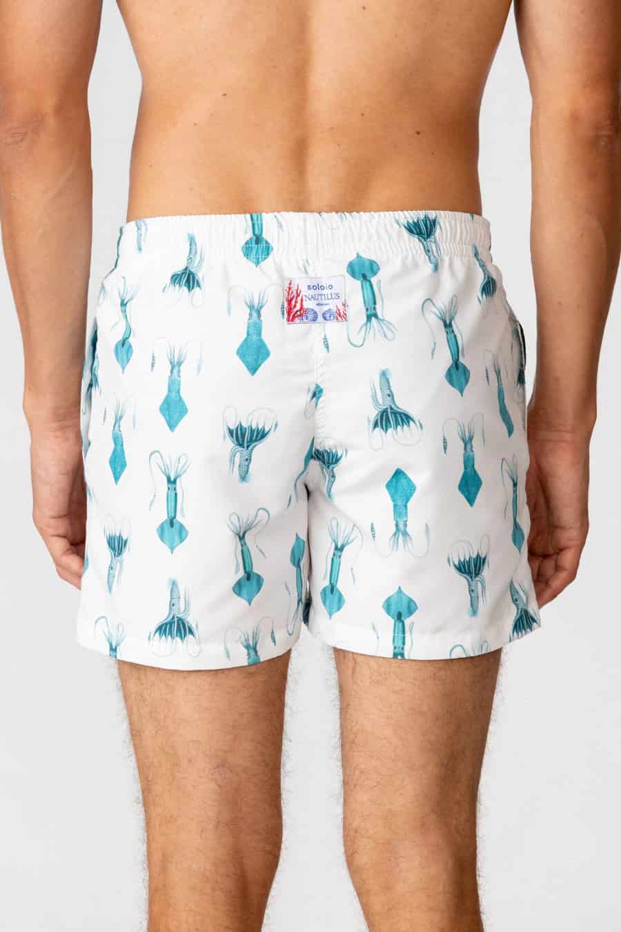 Men's swim trunk white egret - miniatura 9
