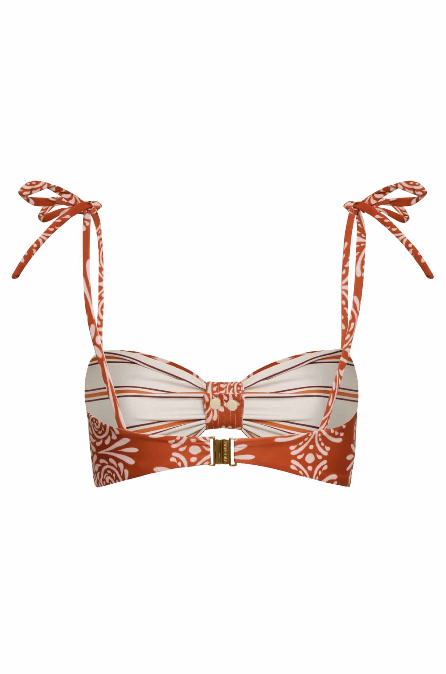 San Miguel Top / Red Arabesque - Orange Stripes - miniatura 3