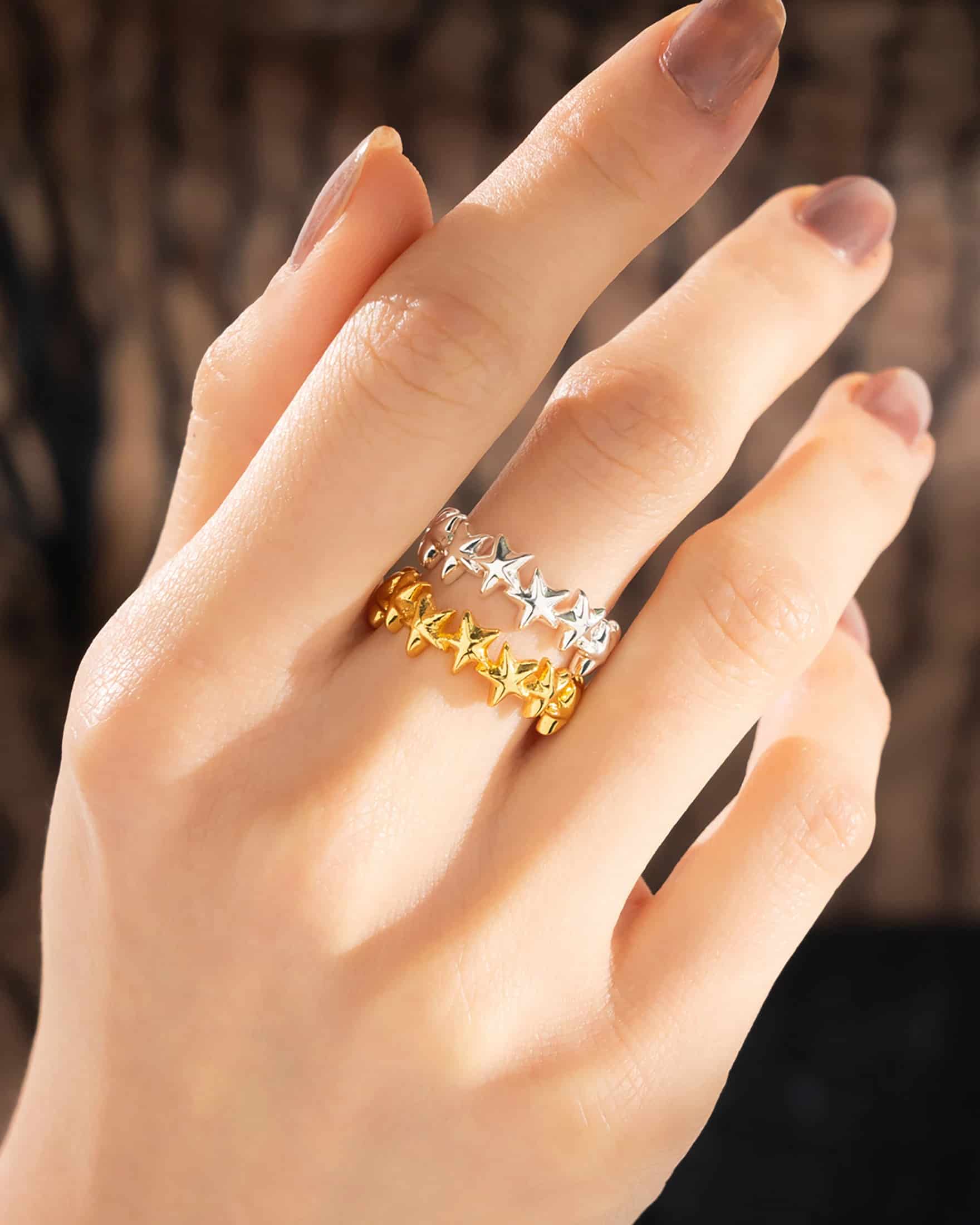 Set X2 Anillos Estrellas - miniatura 1