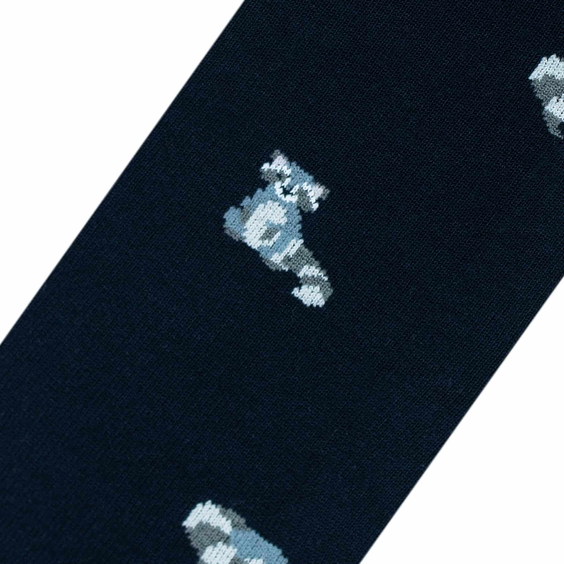 Medias Lazo Azul con Mapaches Grises - miniatura 3