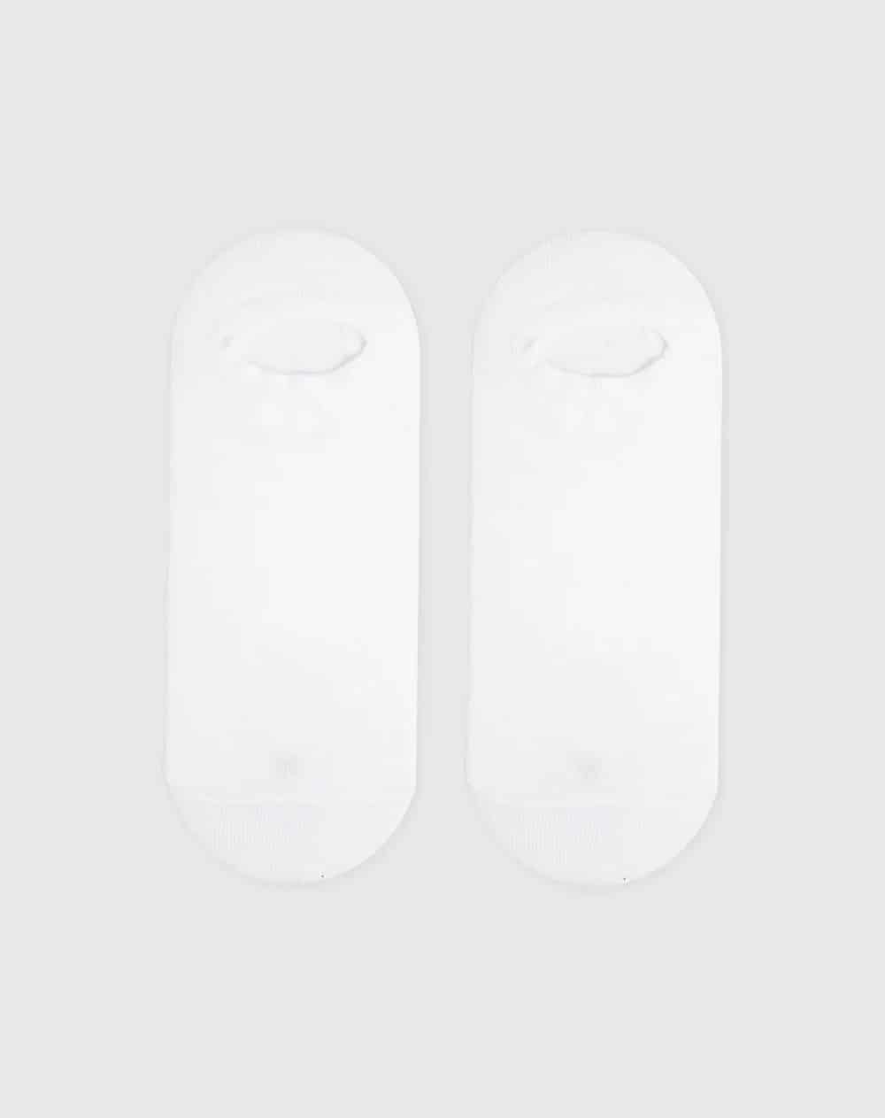 Medias hombre baleta algodón pack x2 blancas - miniatura 7
