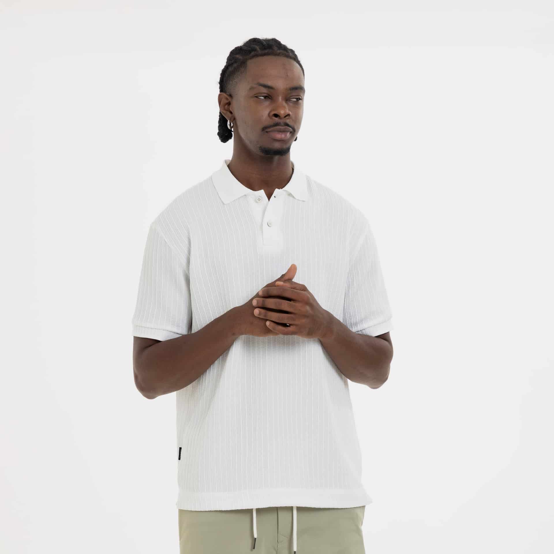Refined Polo Knit Ivory - miniatura 3