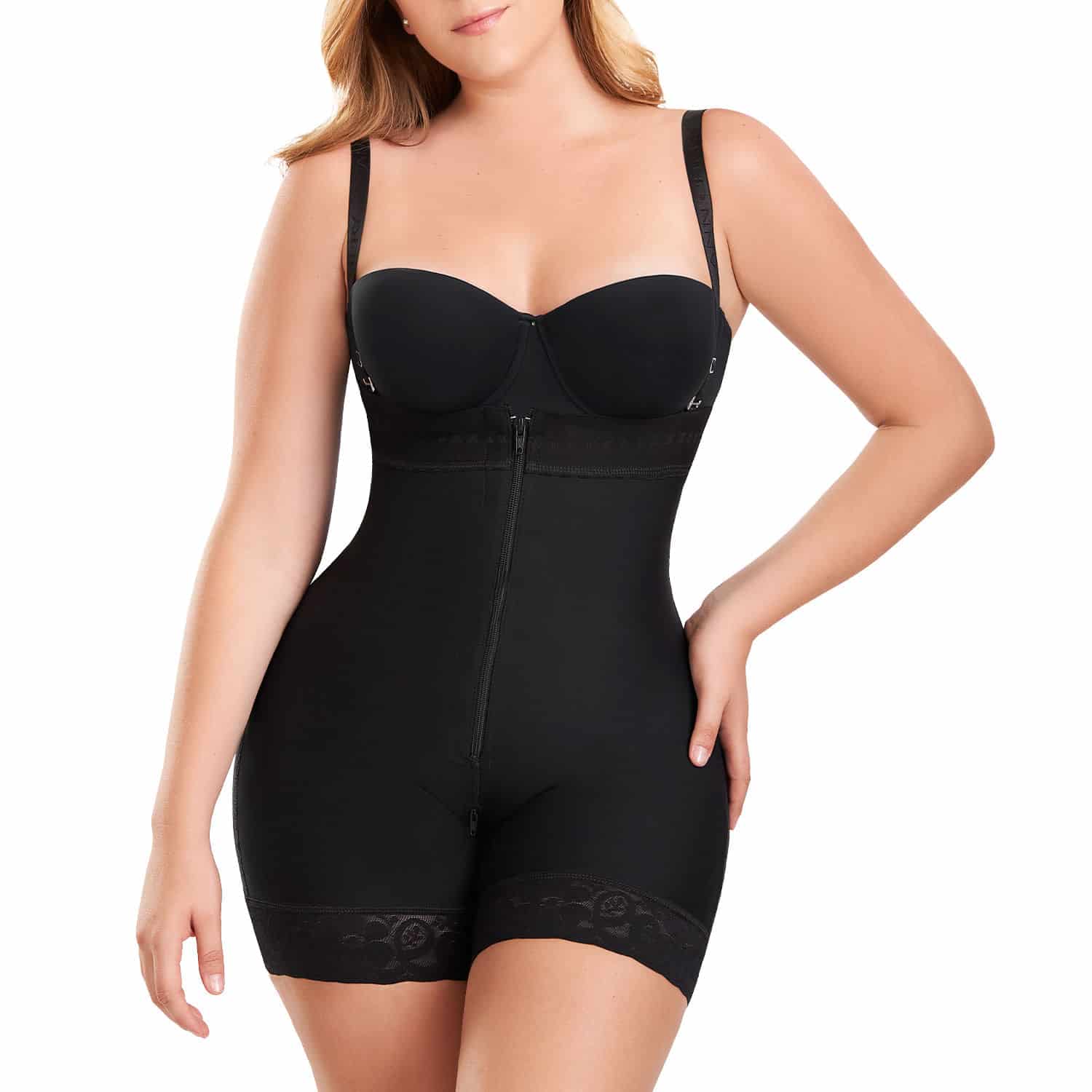 Faja Colombiana Strapless Cierre Tipo Short Power Secret Mujer - miniatura 6