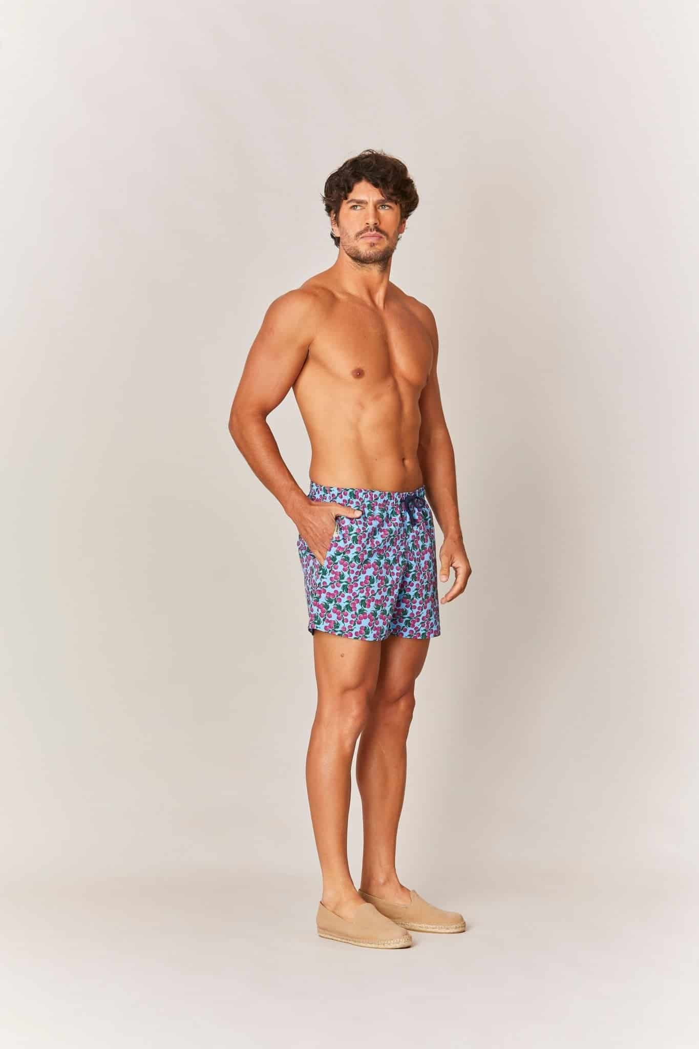Men's grosevallas swim trunk fuxia - miniatura 3