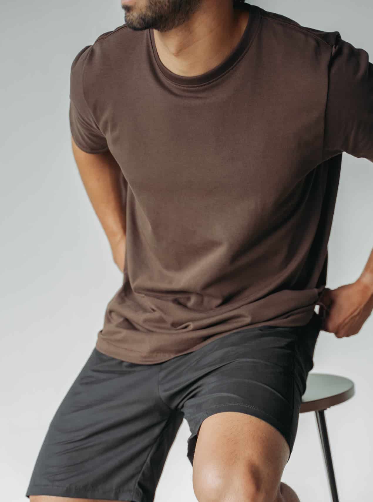 Camiseta Hombre Regular Fit - Brown - miniatura 2