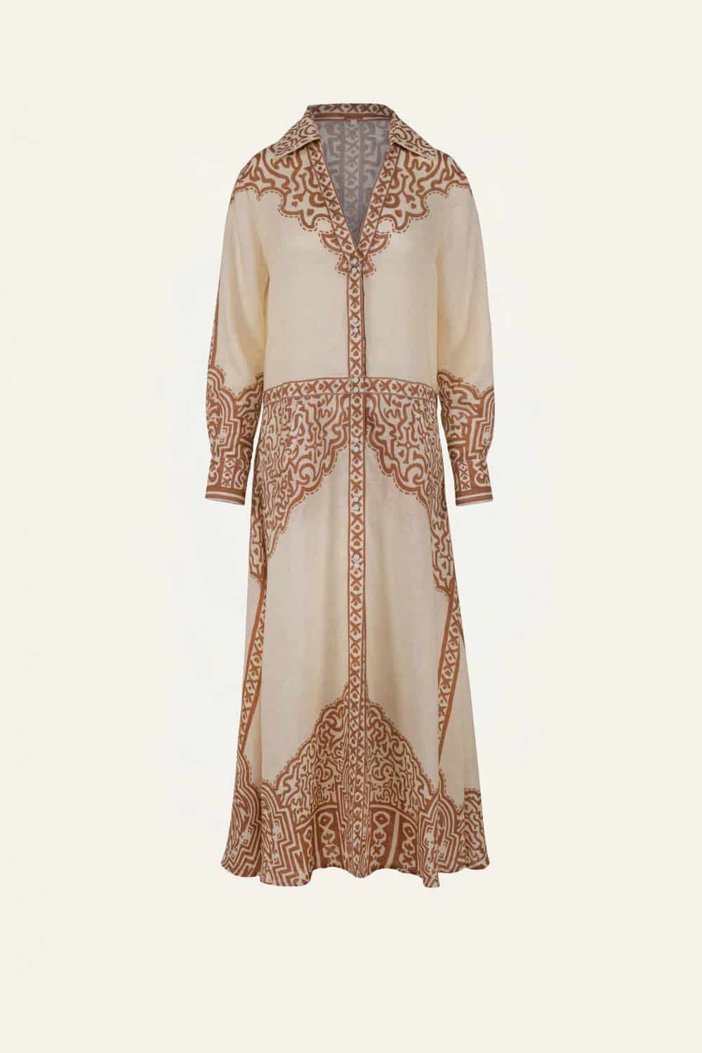 Modern Markings Shirt Dress - miniatura 1