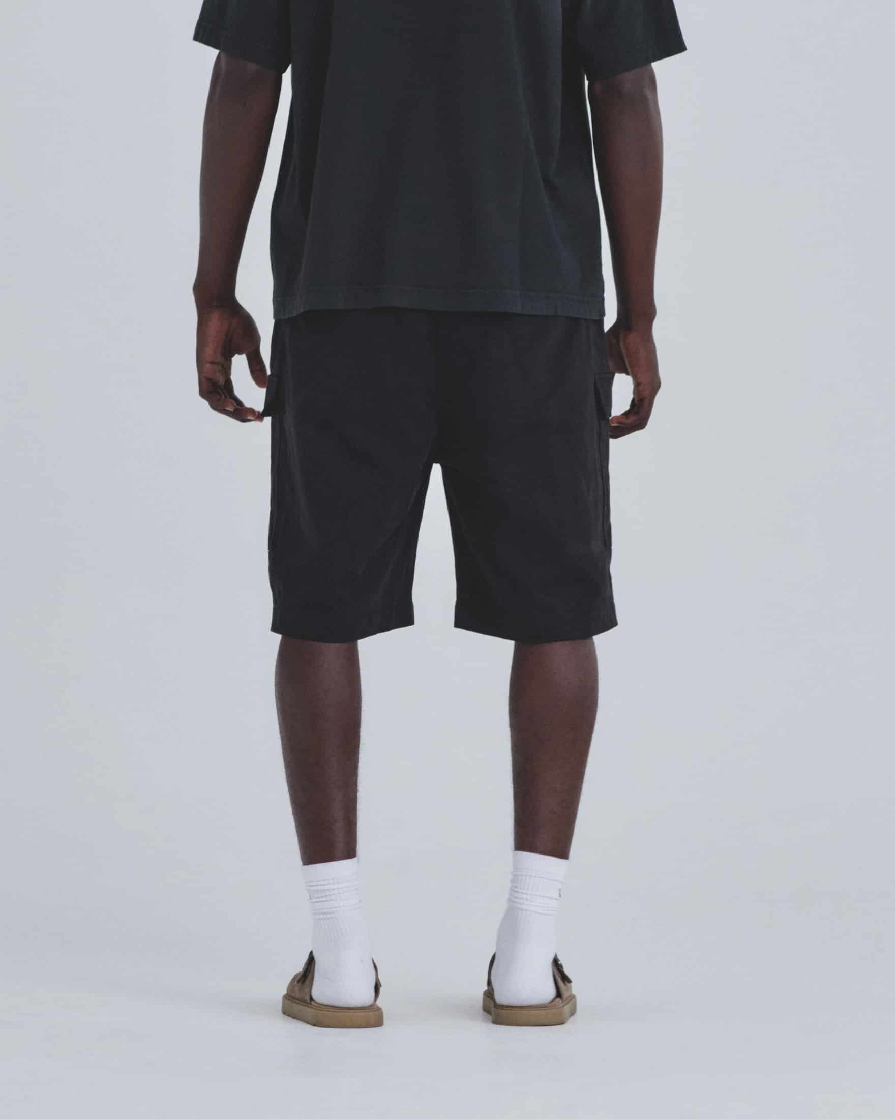 Basics Utility Zippered Shorts Black - miniatura 7