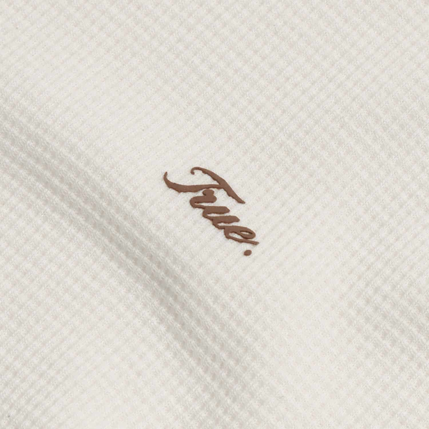 Textured Boxy Tee - Cream - miniatura 4
