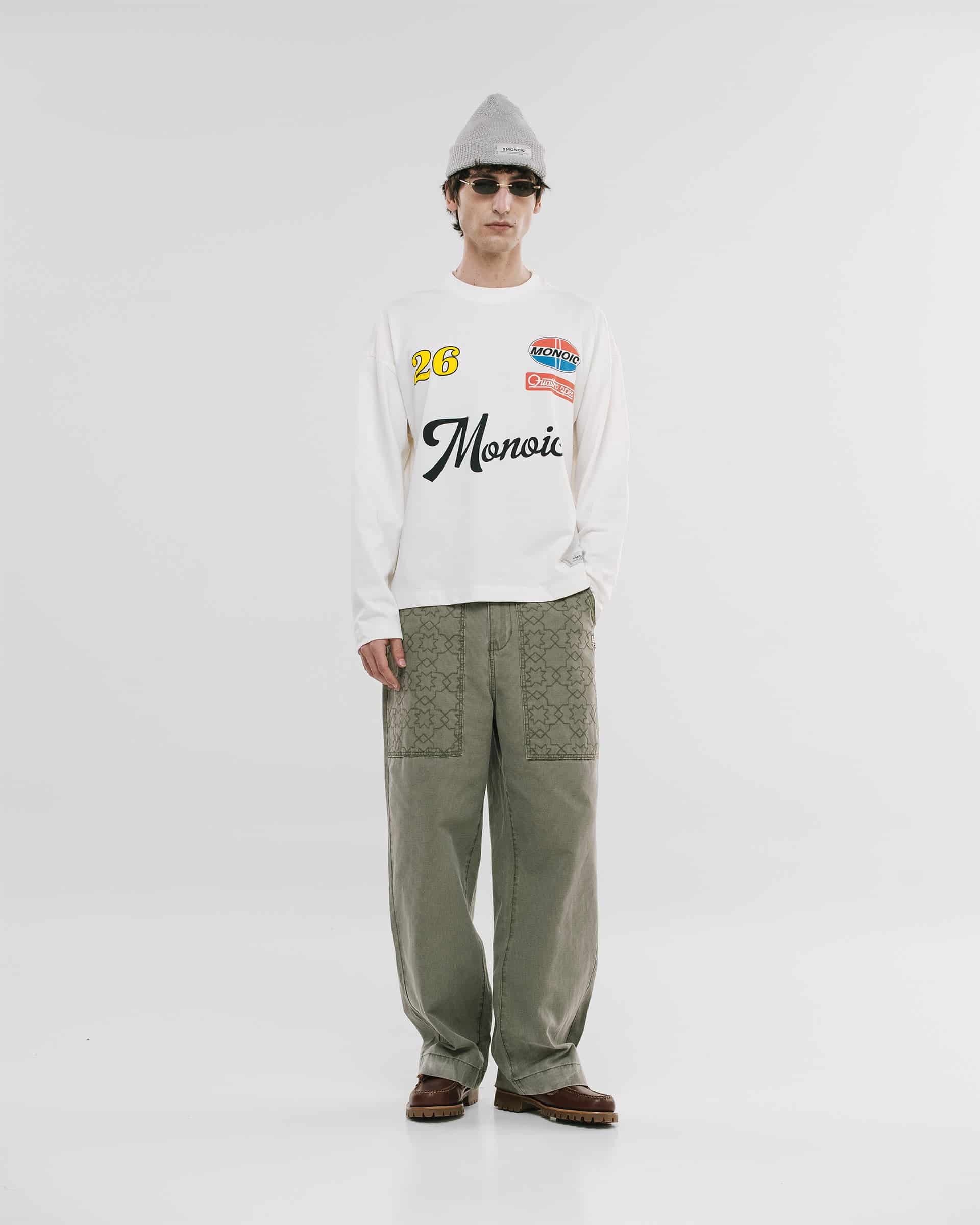 Camiseta Boxy Fit Long-Sleeve 26 - Cloud Dancer (Exclusive) - miniatura 5