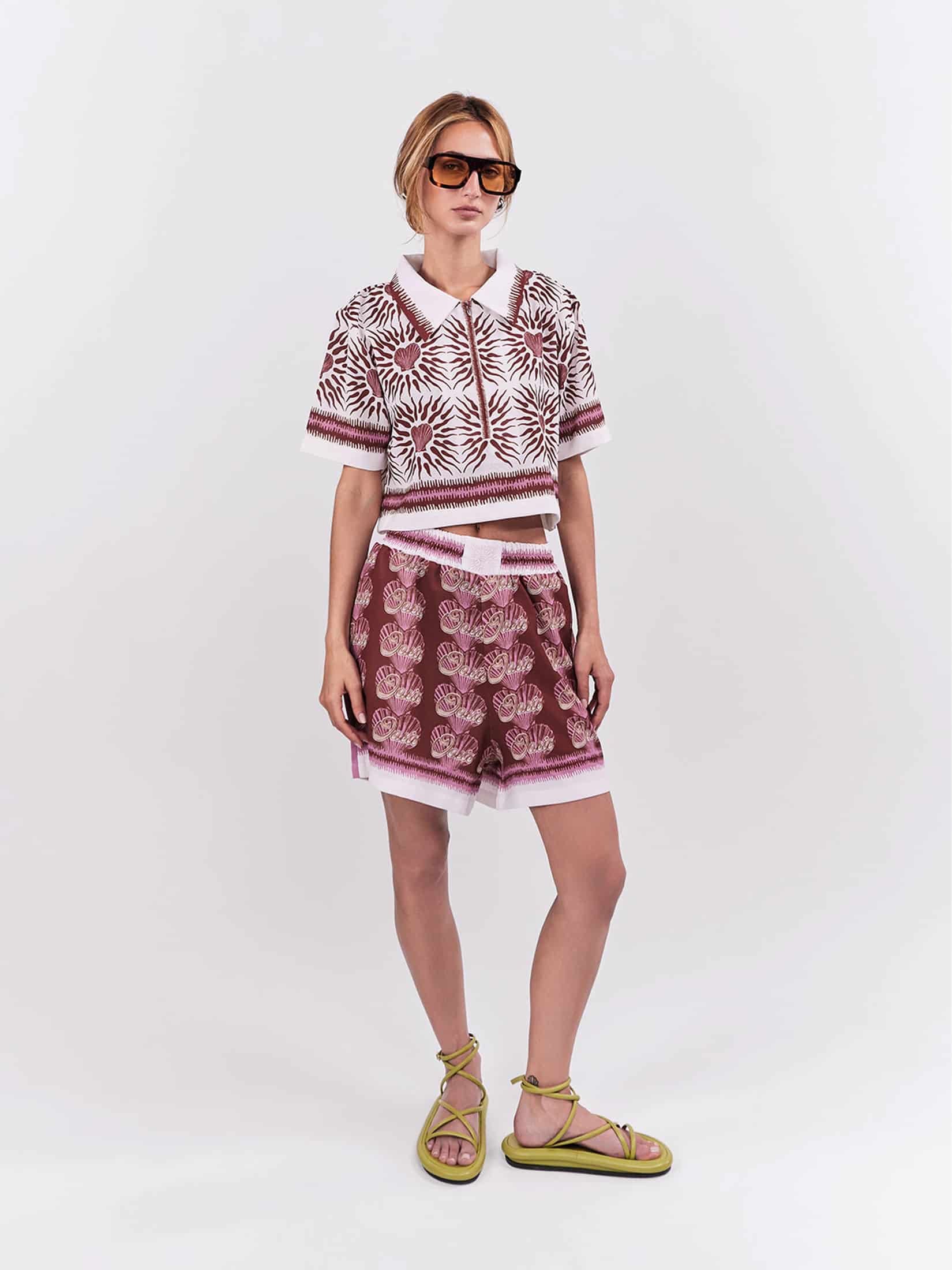 Cropped Polo Oasis - Terracota - miniatura 3