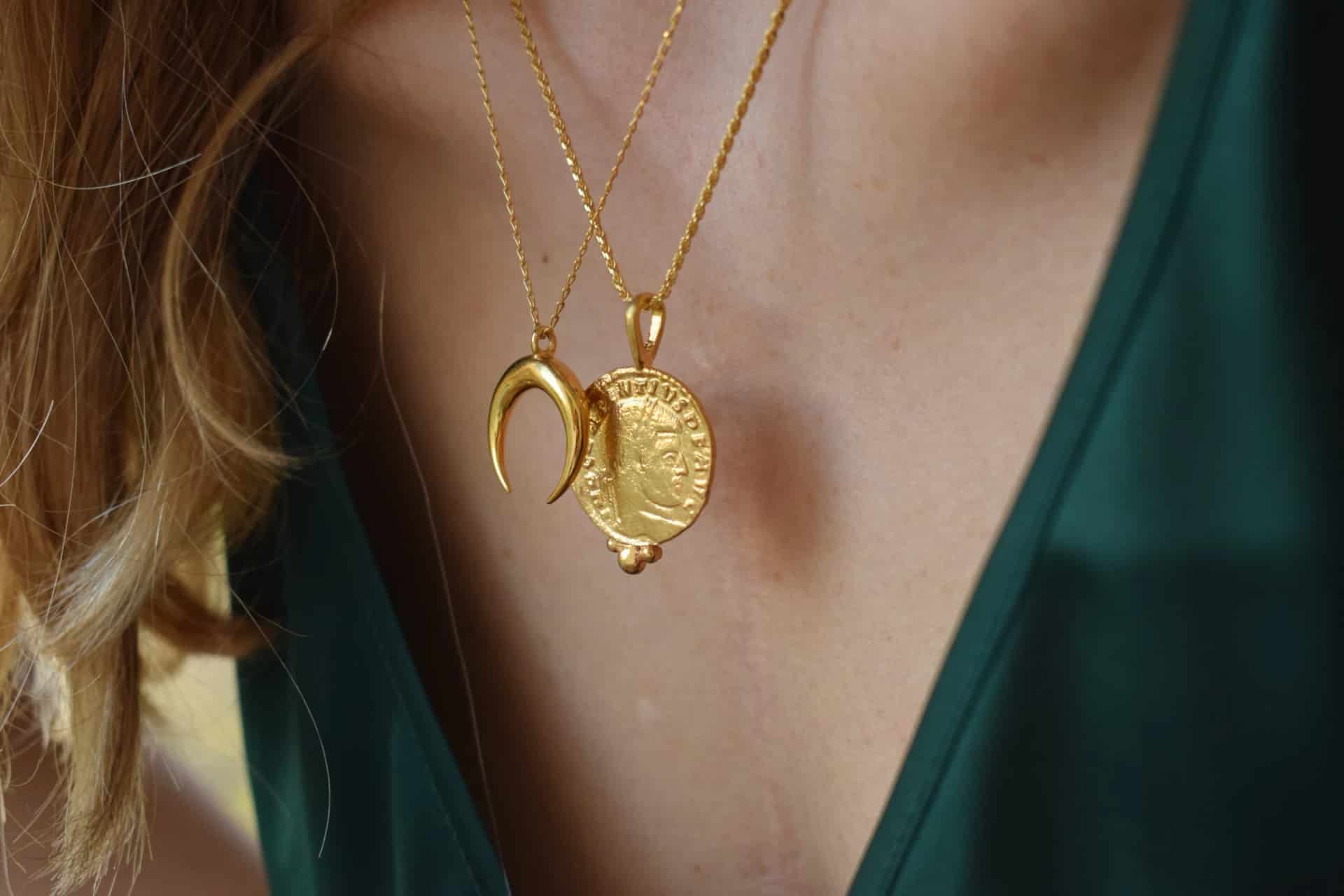Collar Medalla Griega - miniatura 4