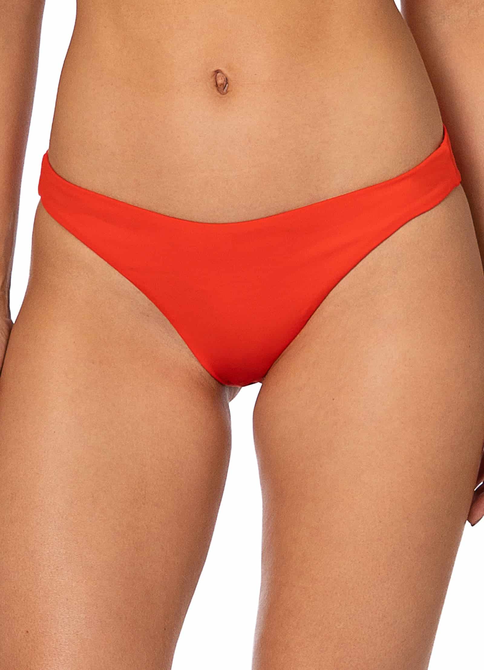 Maaji Red Camelia Sublimity Regular Rise Classic Bikini Bottom - miniatura 2