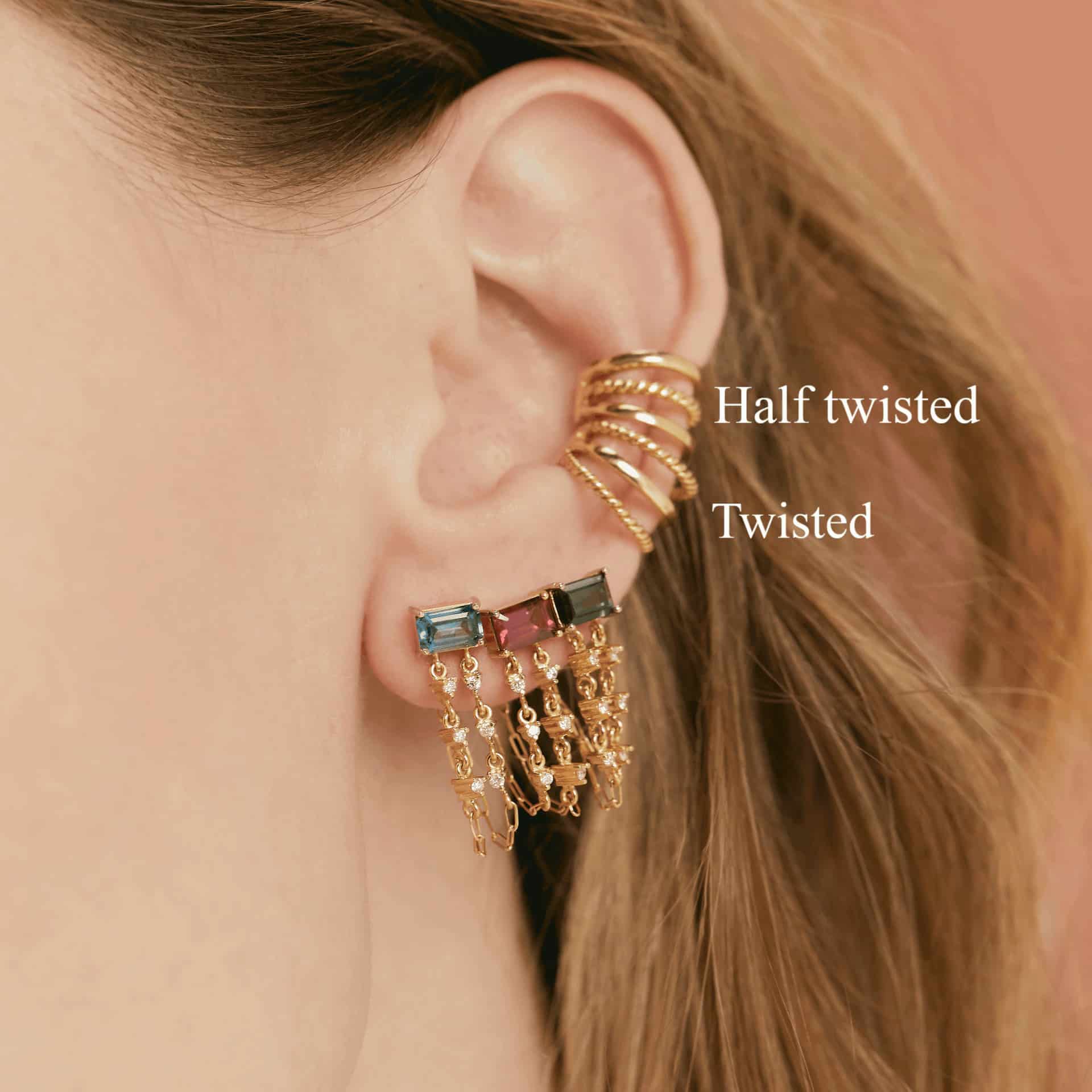 Earcuff Half Twisted - miniatura 3
