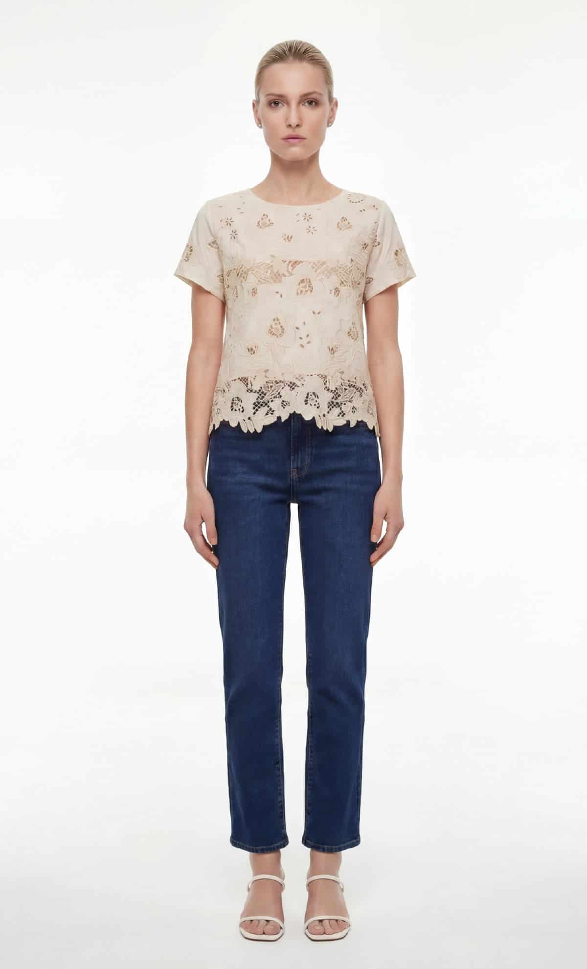 Blusa Clarence Créme - miniatura 1