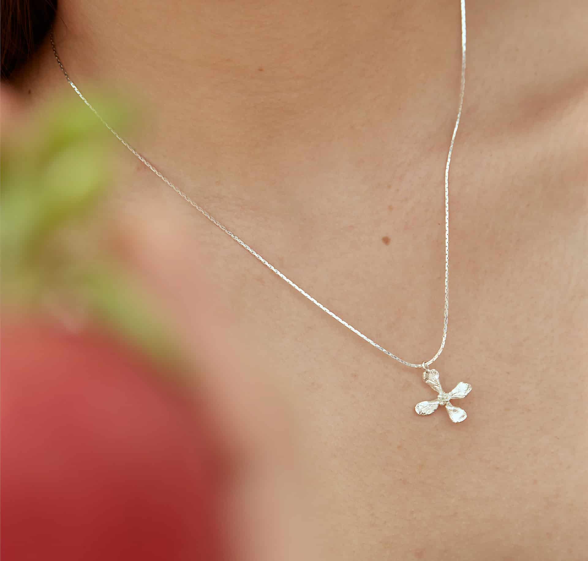 Collar Flor rábano - miniatura 3