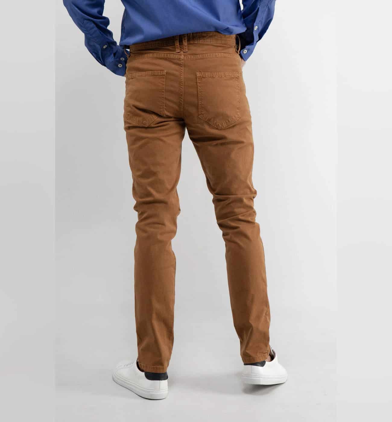 Pantalon Slim Camel - miniatura 2