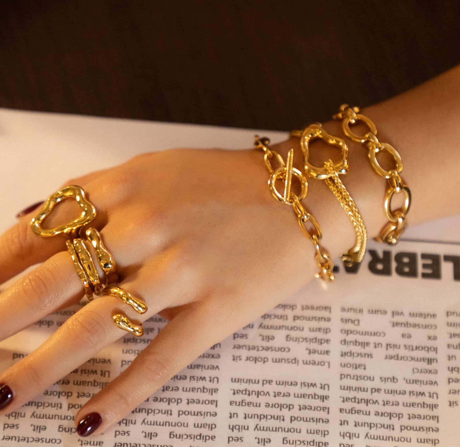 Set X3 Anillos Ondas - miniatura 4