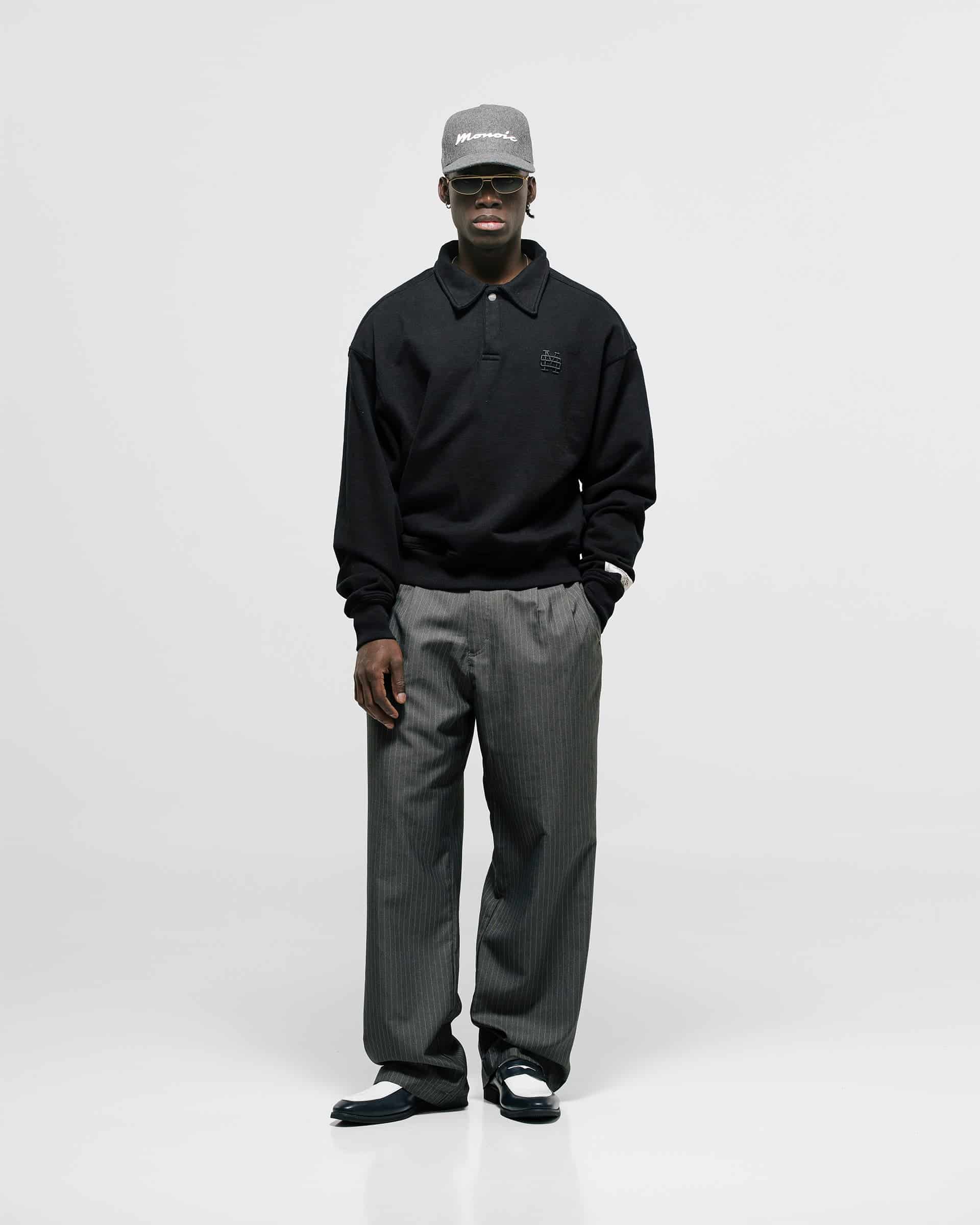 Polo Sweater - Negro Oscuro - miniatura 3