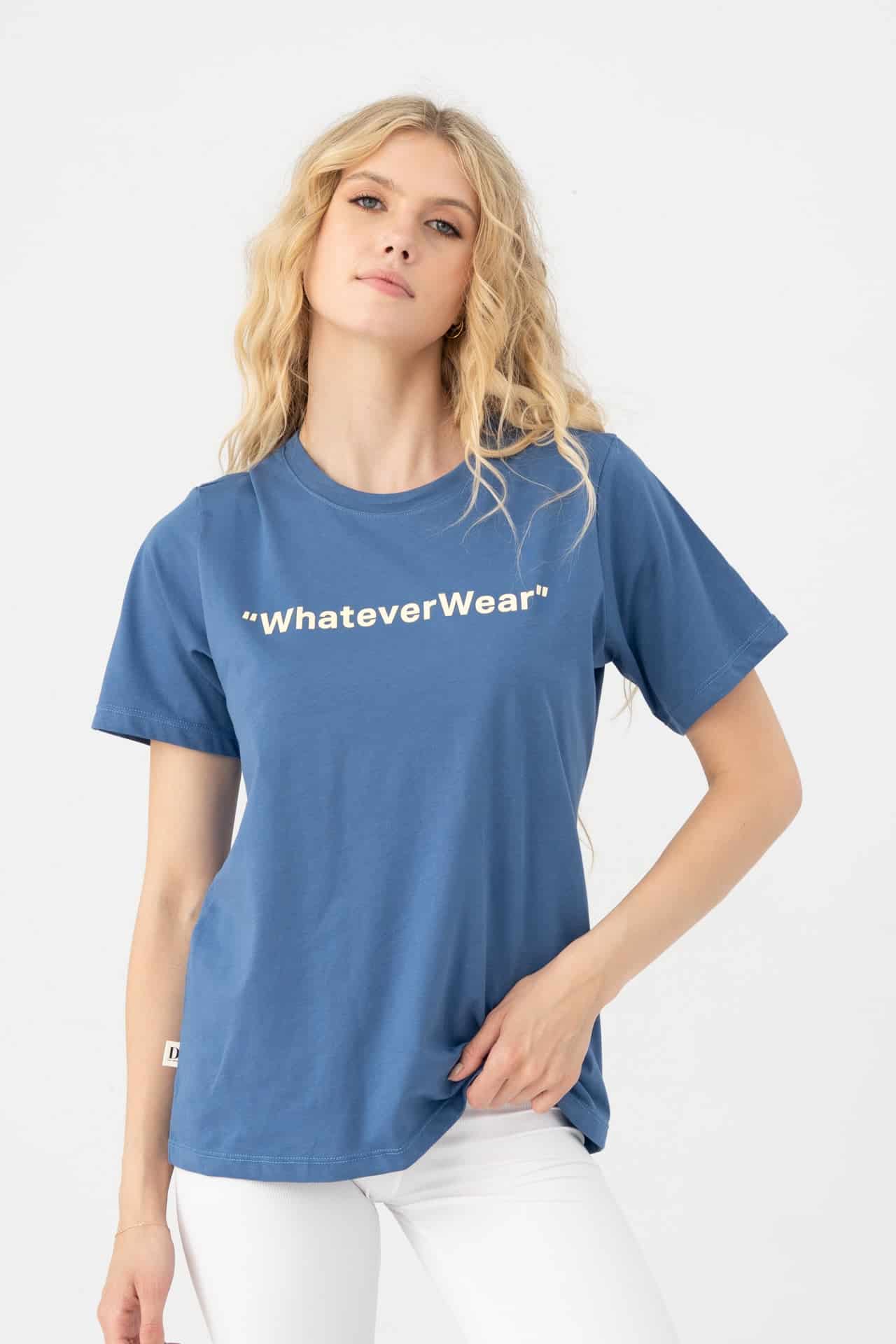 T-Shirt Beverly Hills Blue Flower Sky - miniatura 1