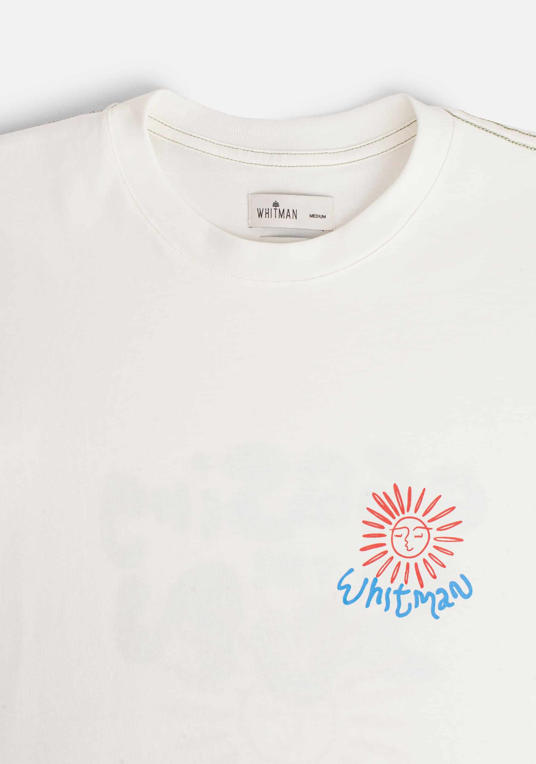 Camiseta H Chasing The Sun Marfil - miniatura 3