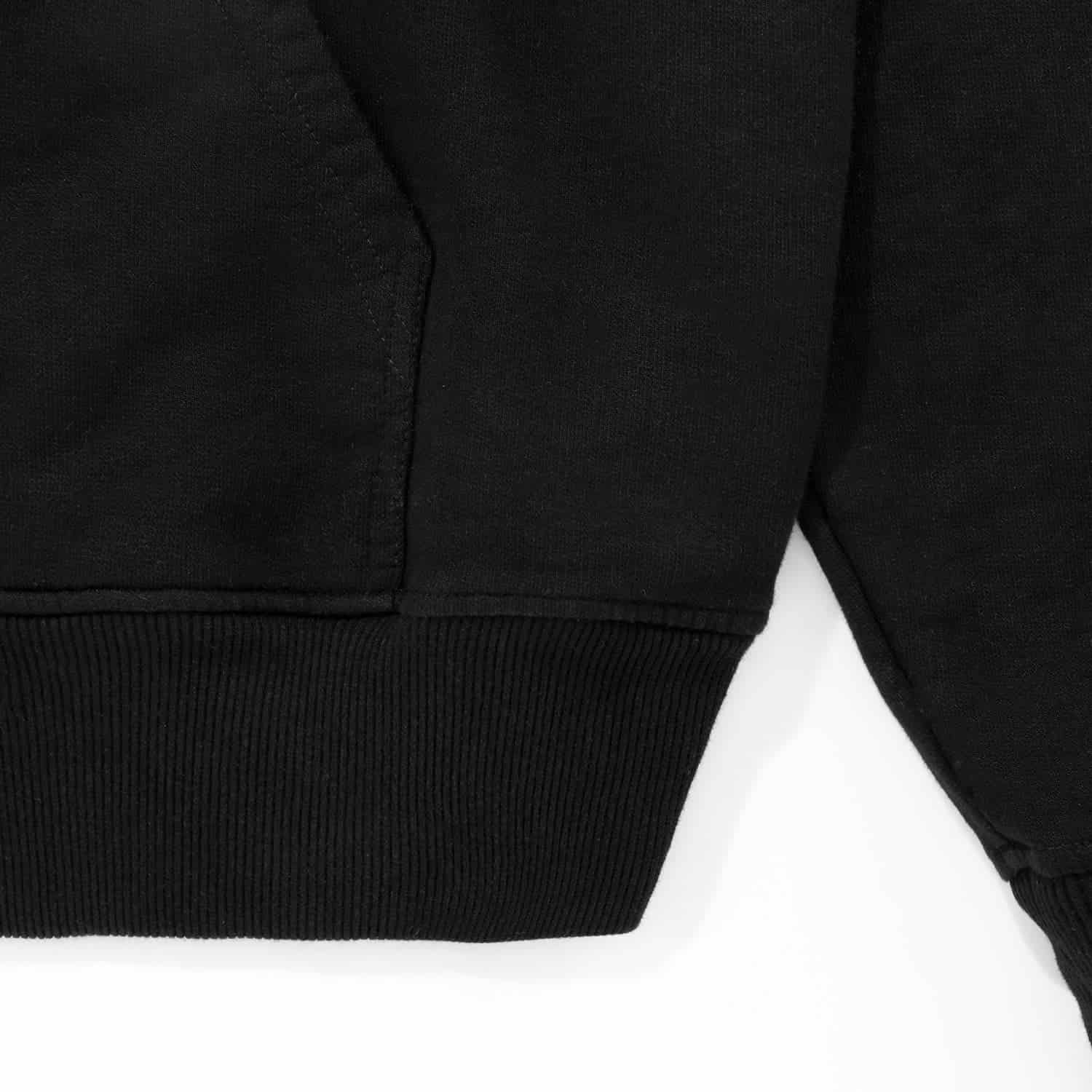 Classic Zipper Hoodie - Black - miniatura 8