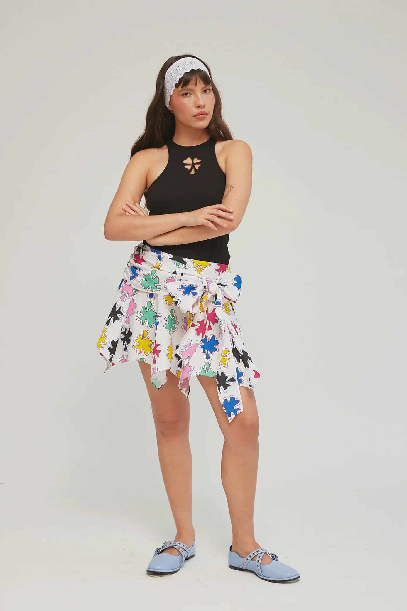 Trébol Tank Top Negro - miniatura 8