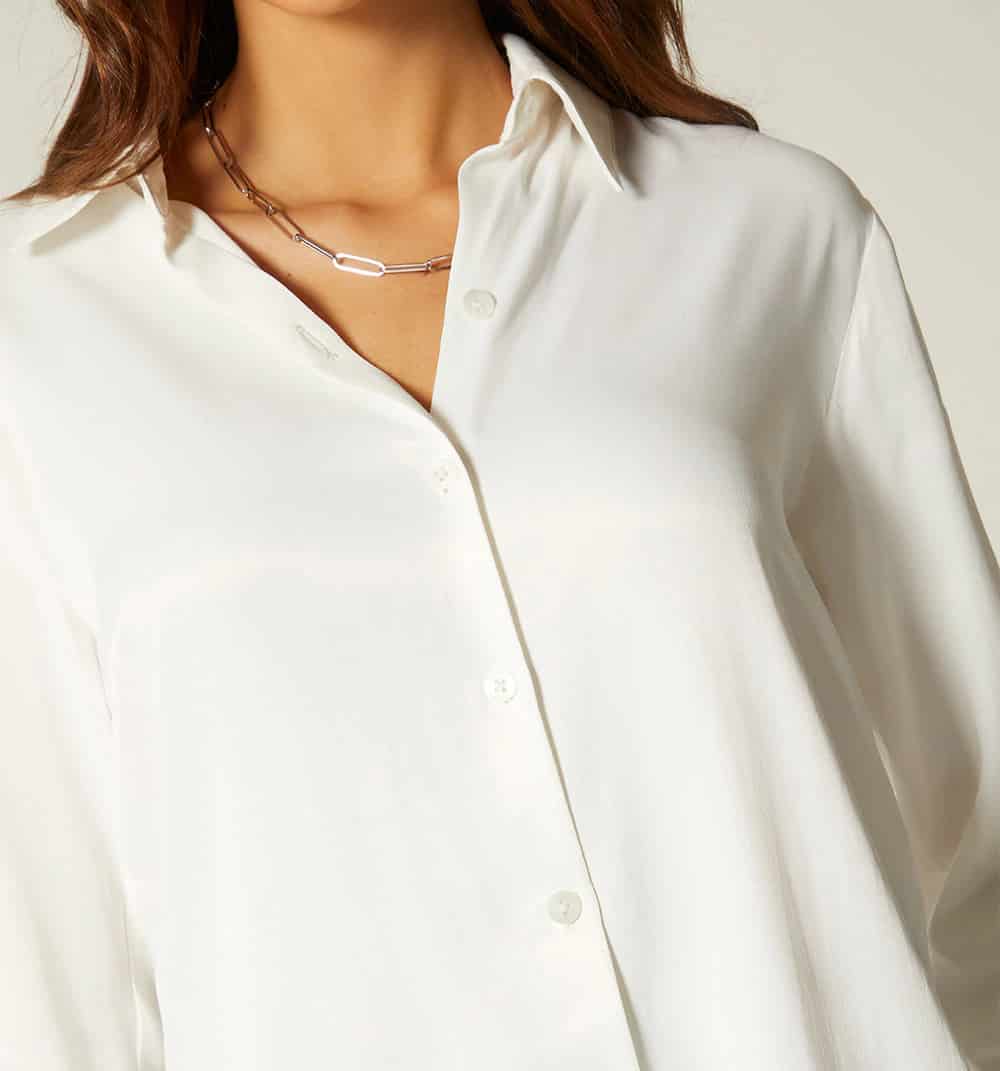Blusa camisera manga larga - miniatura 7
