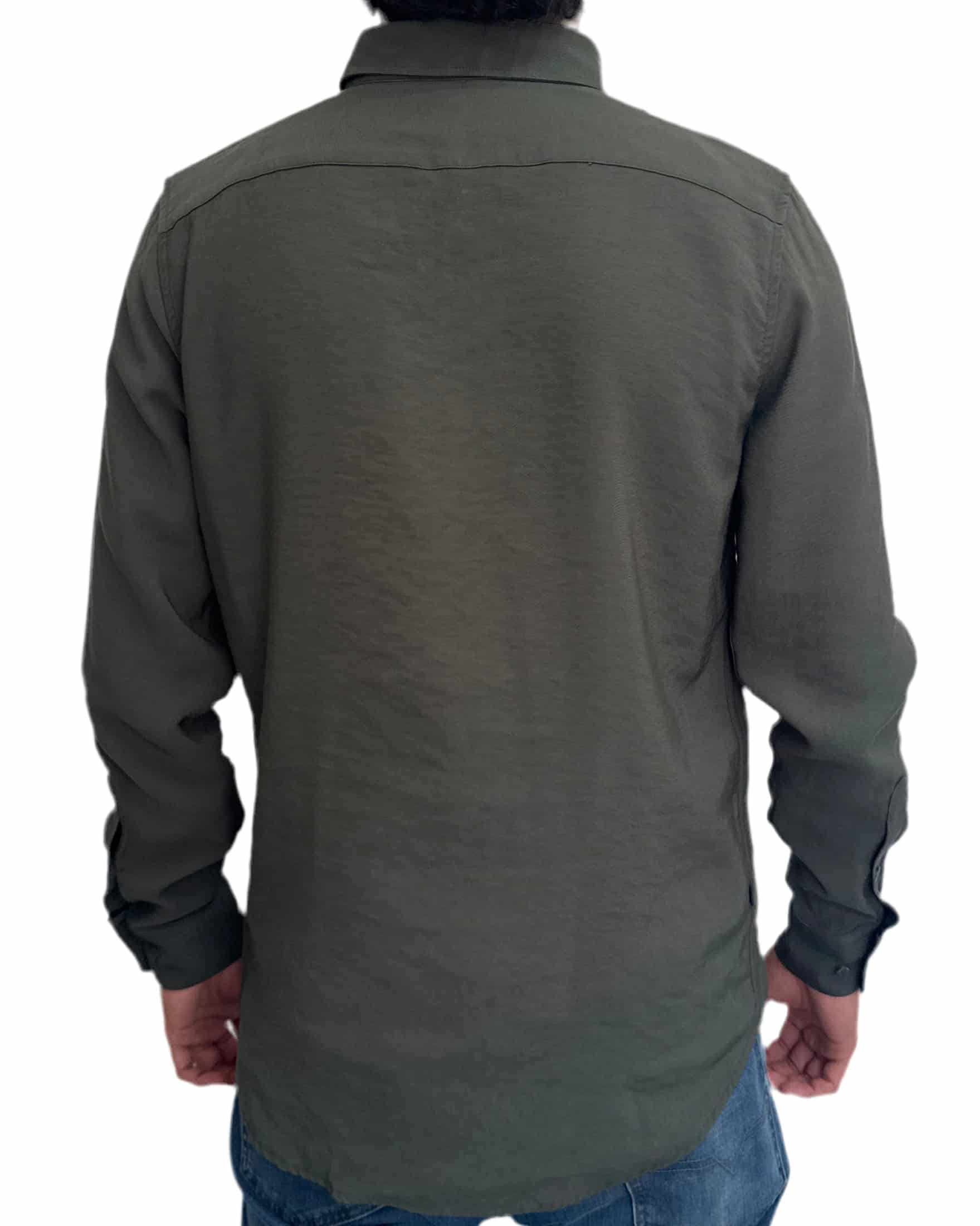 Camisa Verde Oscuro en rayón - miniatura 2