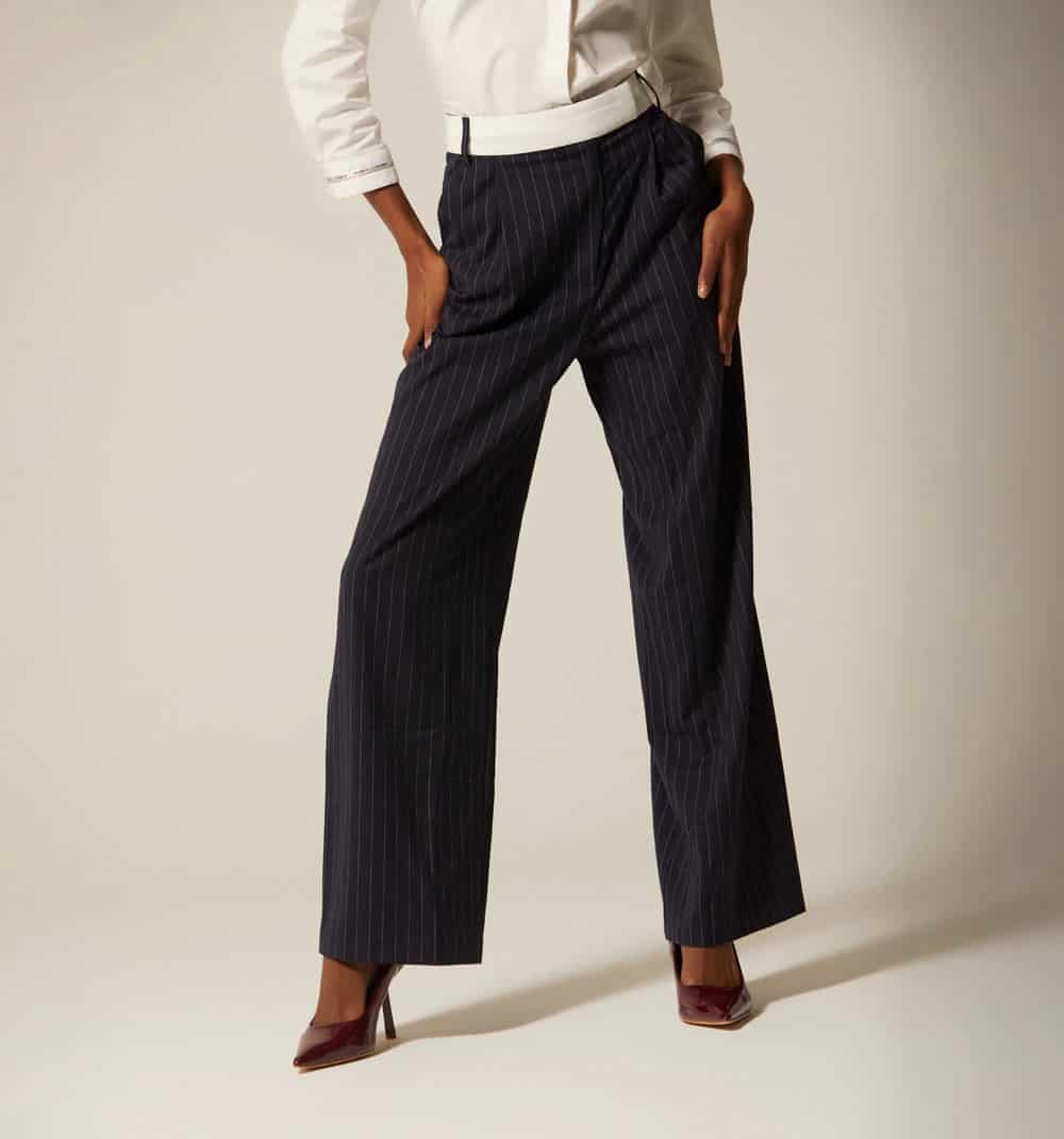 Pantalon  con  contraste  en pretina - miniatura 8