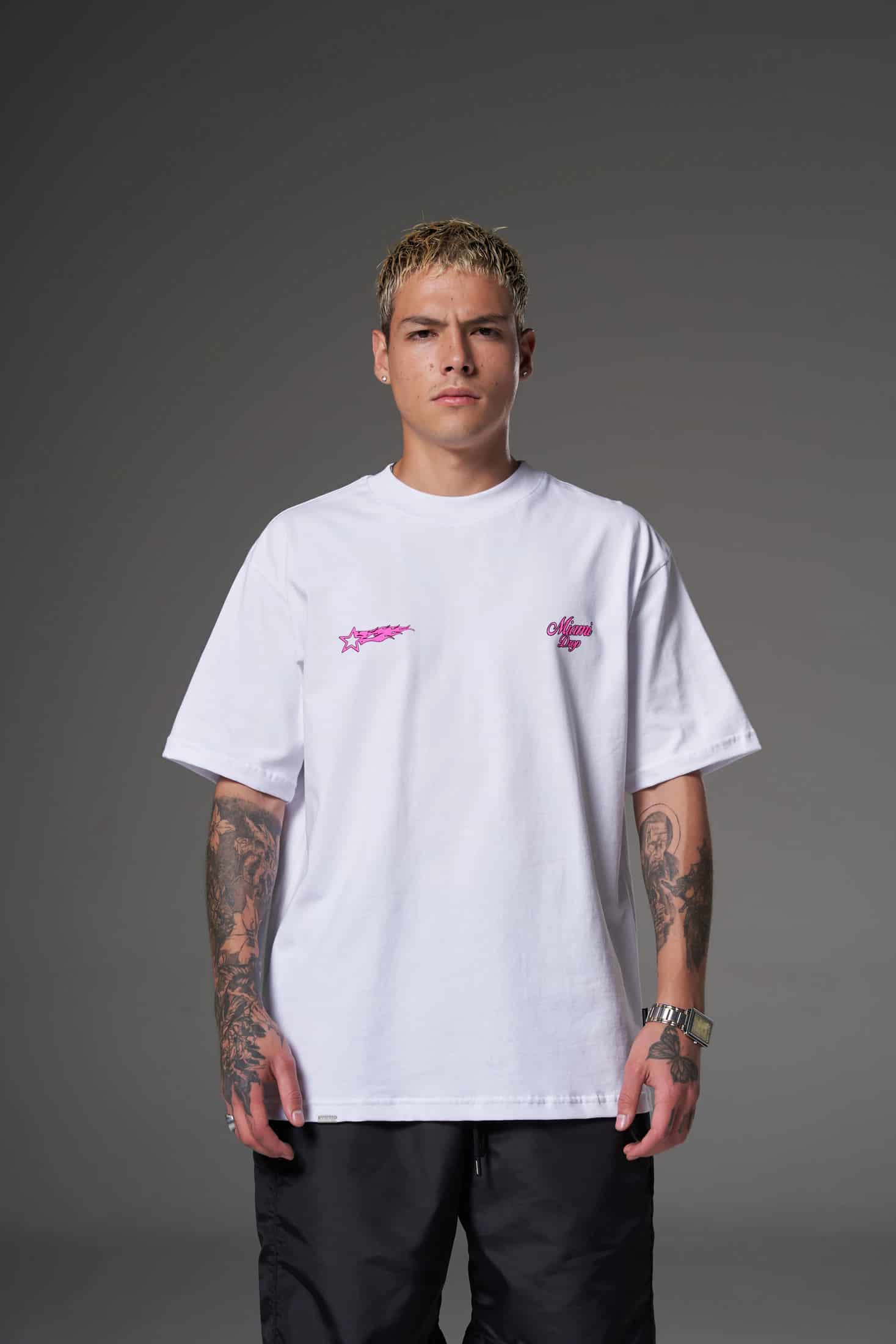 T shirt estrellas dream rosa 250 gramos 14600 - miniatura 2