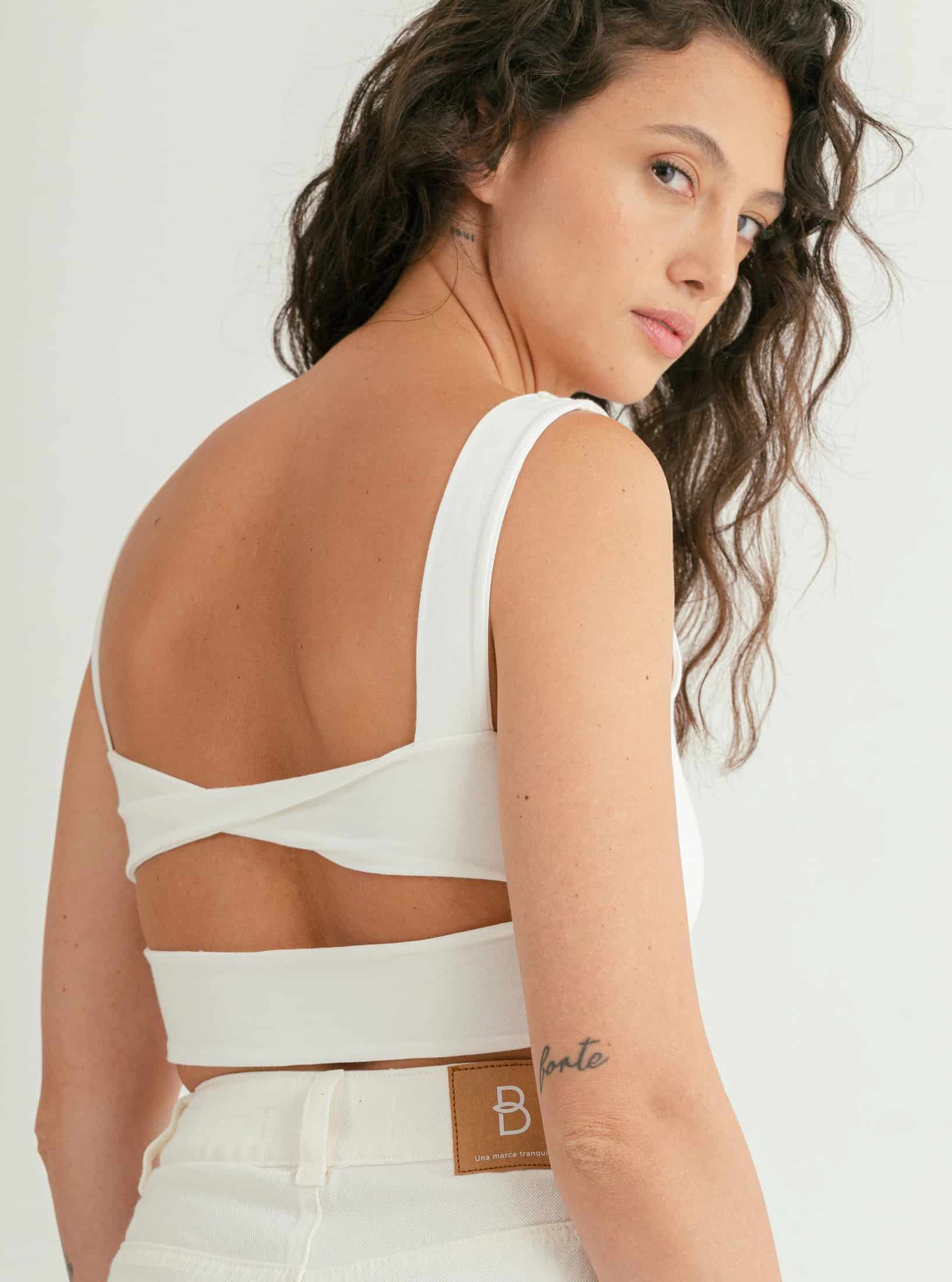 TOP RECTO SIGILO IVORY - miniatura 1