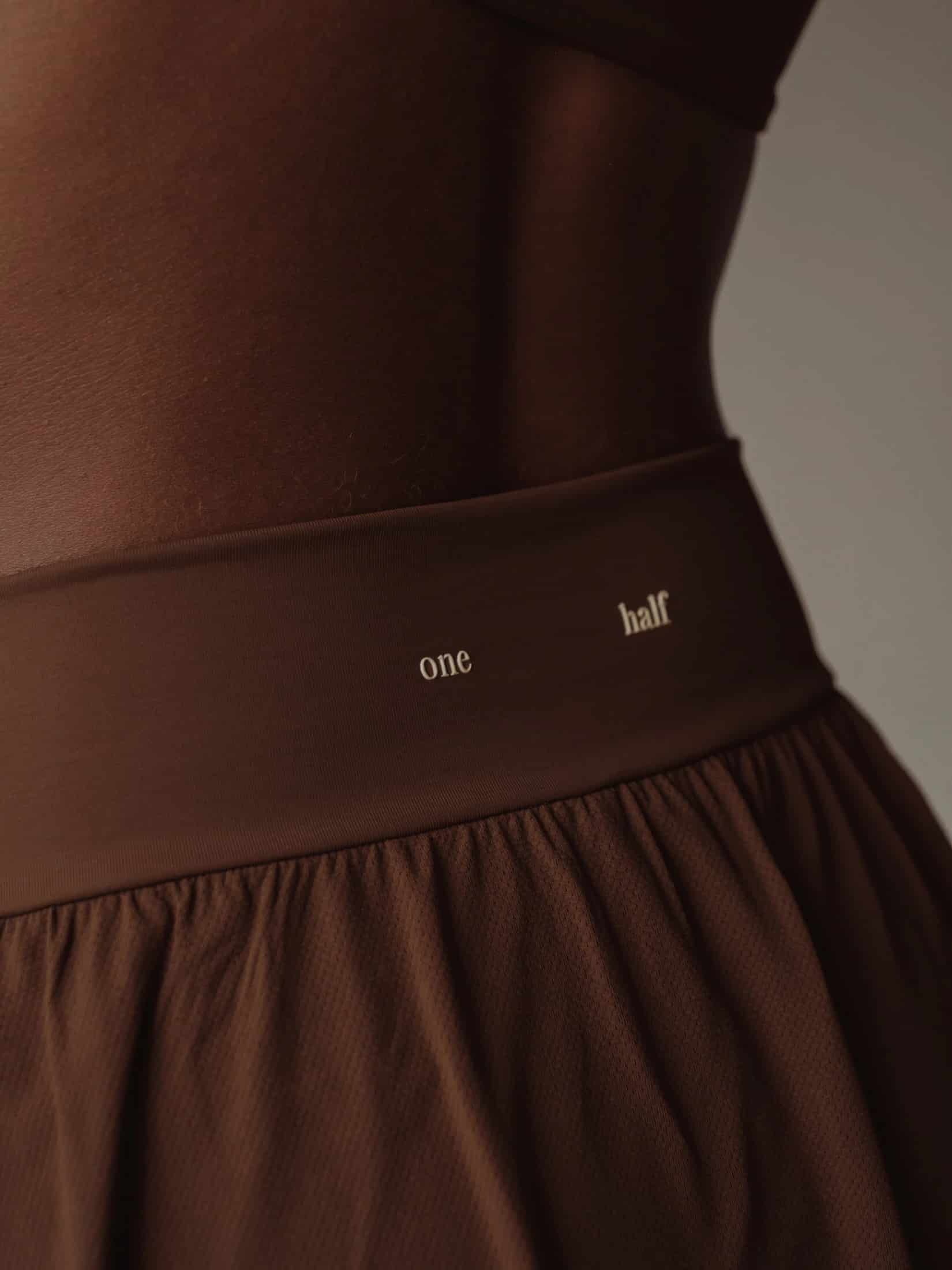 SPORTY MINI SKIRT - SEPIA - miniatura 6