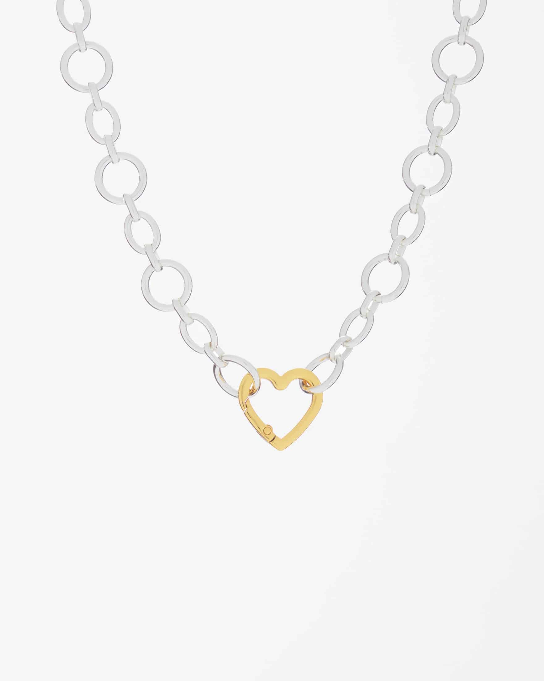 Collar Broche Corazón Silver - miniatura 2
