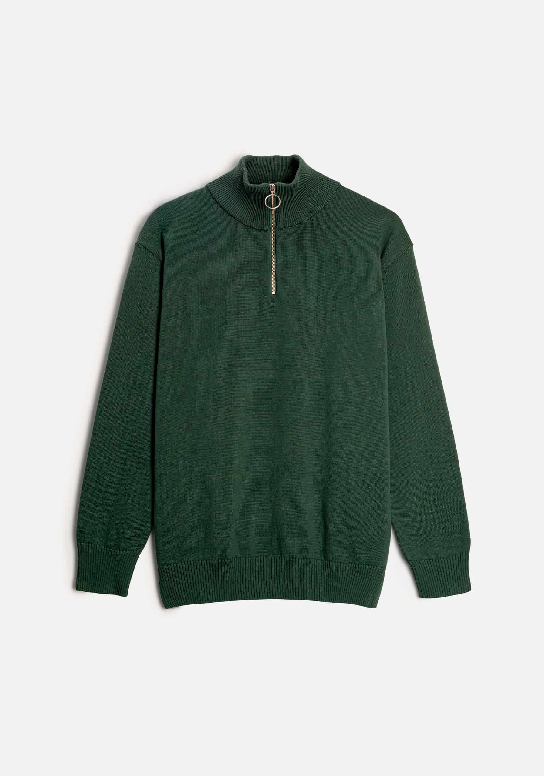 Saco H Prescolt Half Zip Verde Bot - miniatura 1