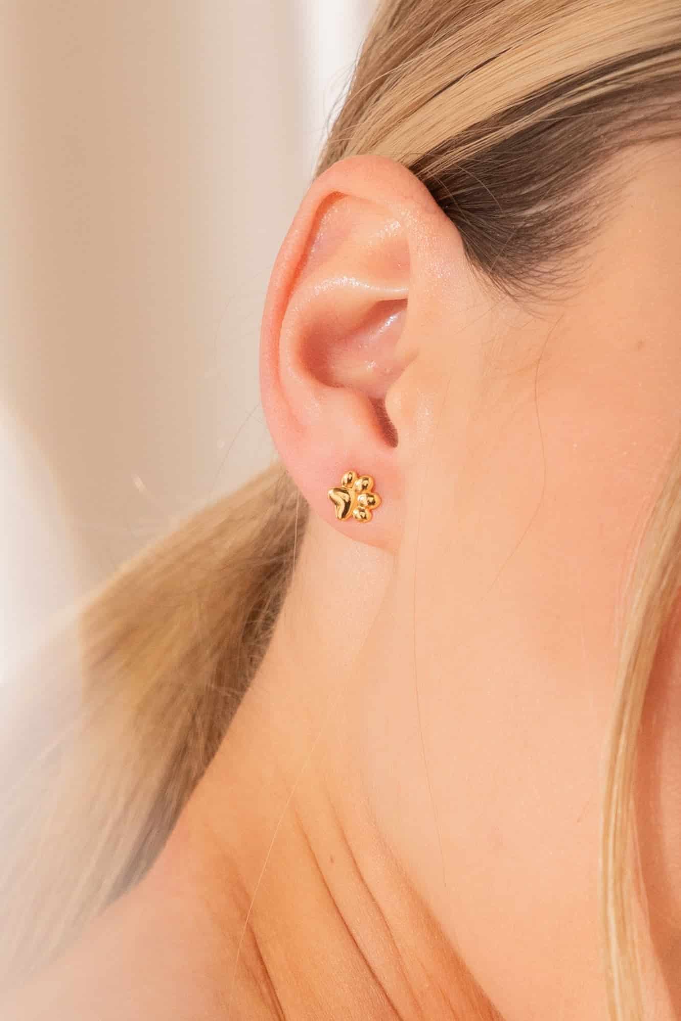 Aretes Mini Huella - miniatura 2