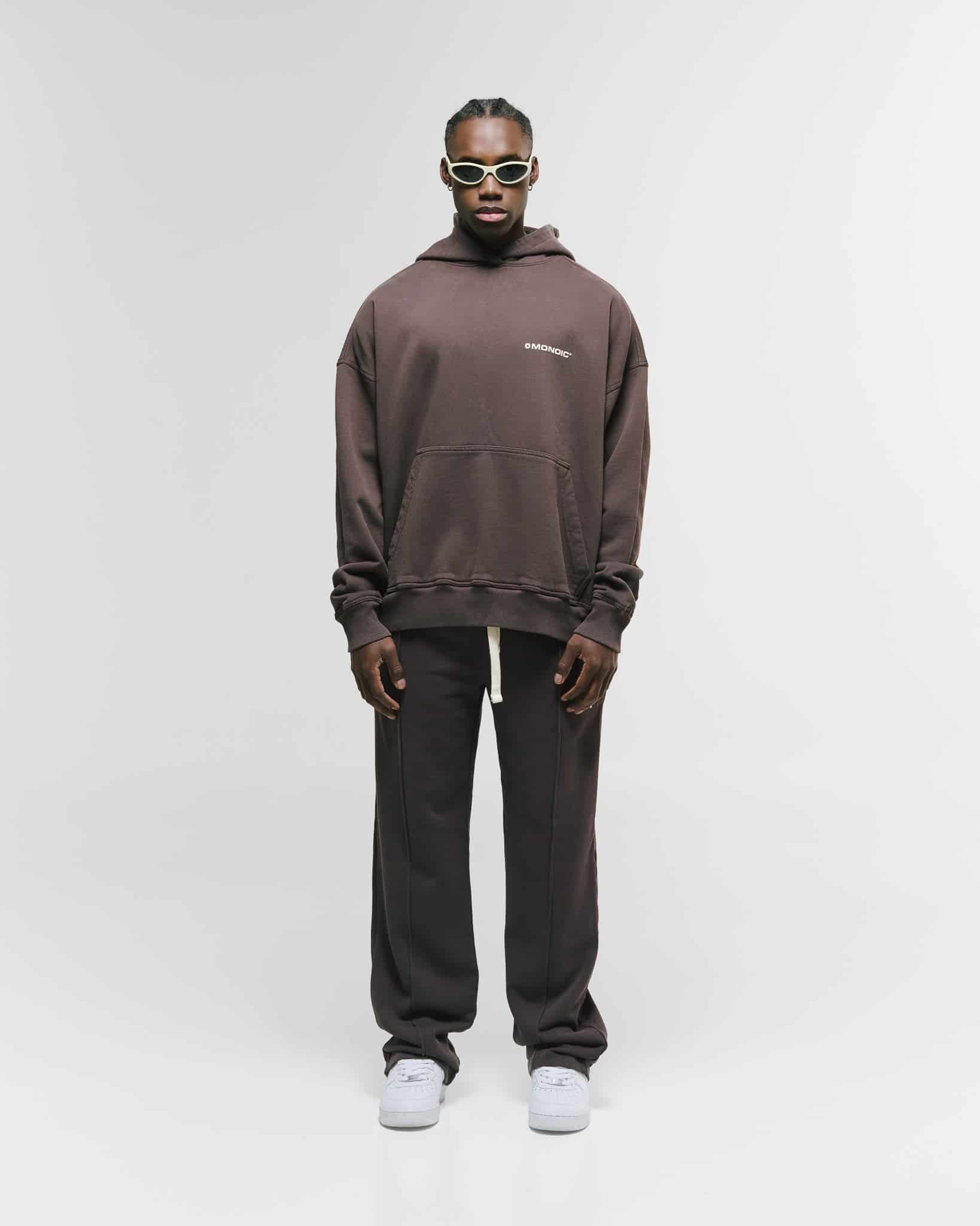 Hoodie Oversized Básico V4 - Café Chocolate - miniatura 6