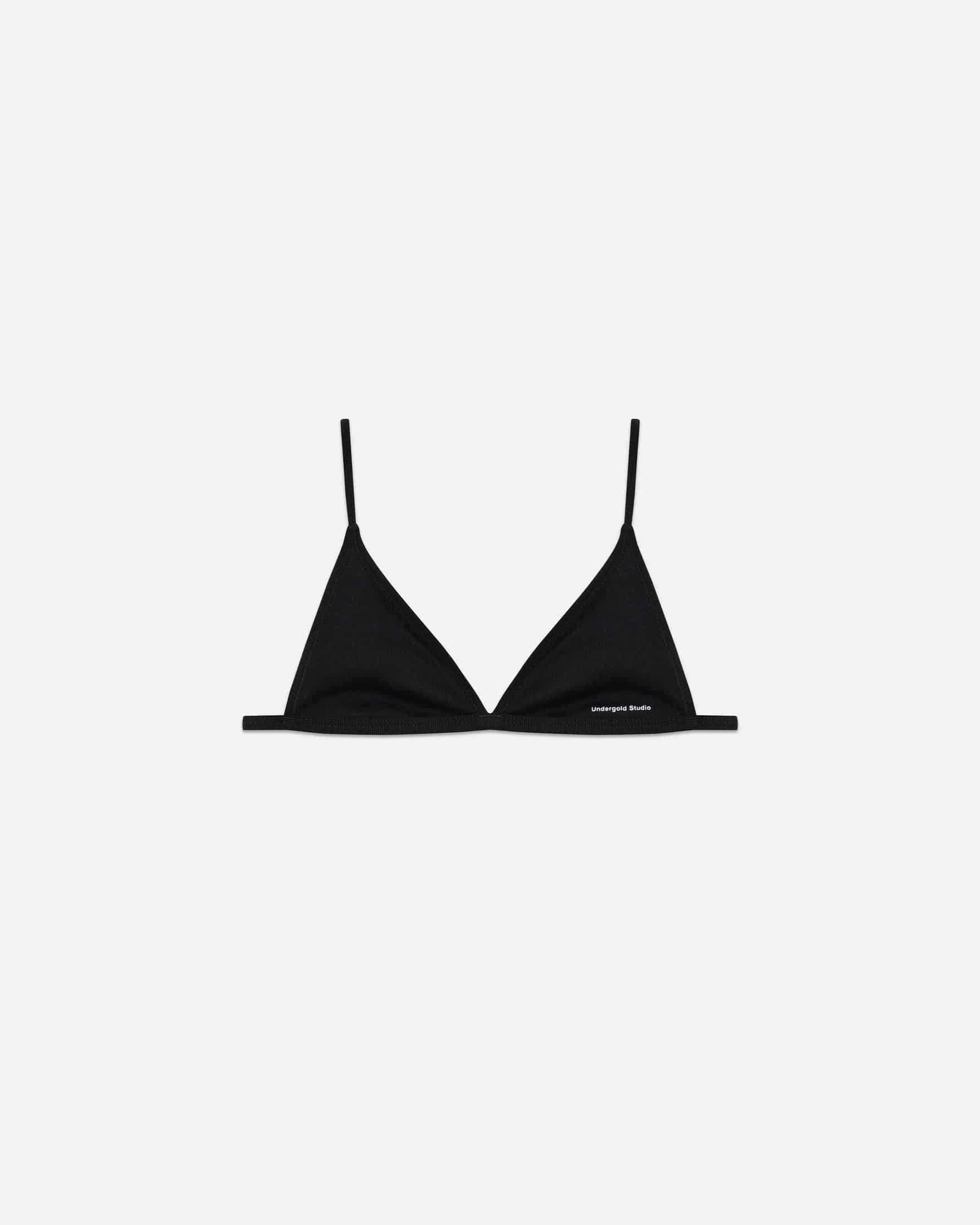 Line Undergold Studio Triangle Bralette Top Black - miniatura 1