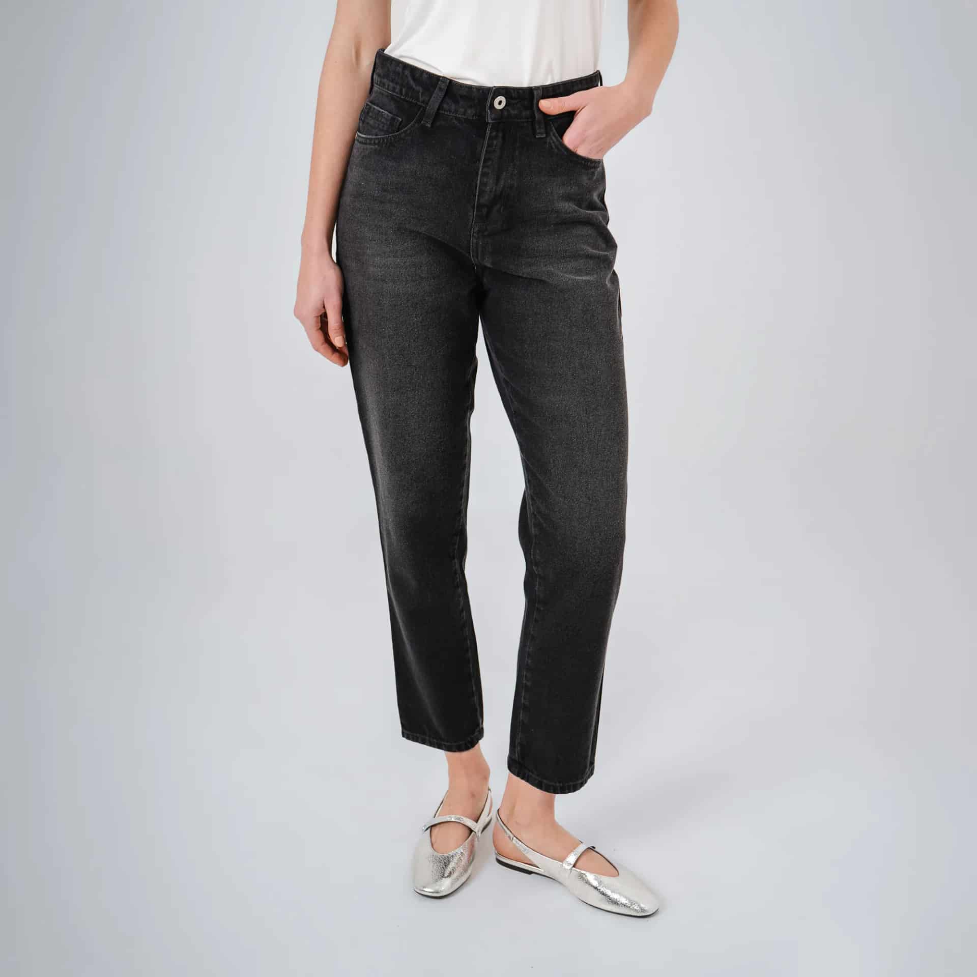 Jean Tiro Alto Bota Skinny Crop - miniatura 4