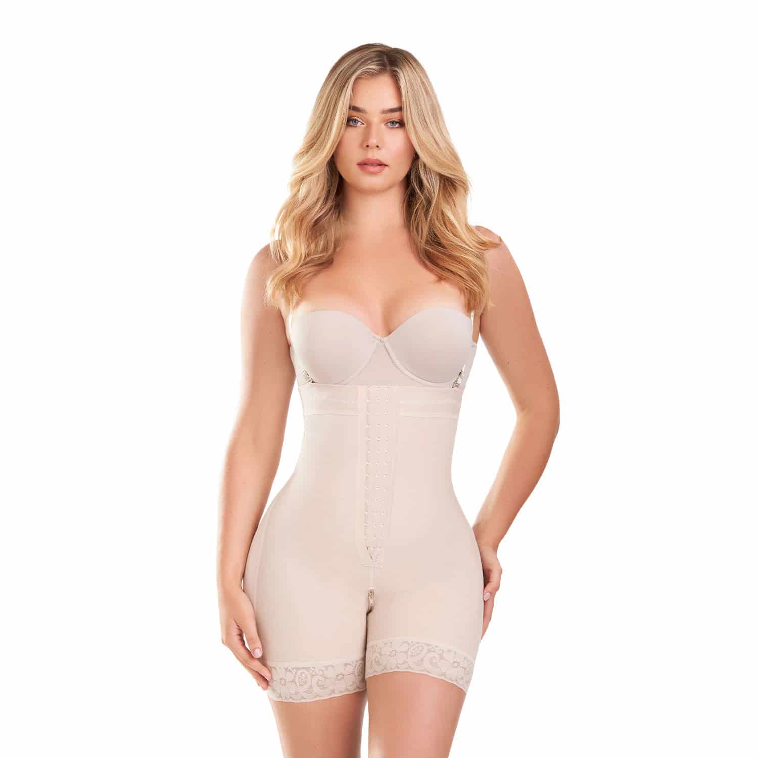 Faja Colombiana Strapless BrocheTipo Short Power Secret Mujer - miniatura 13