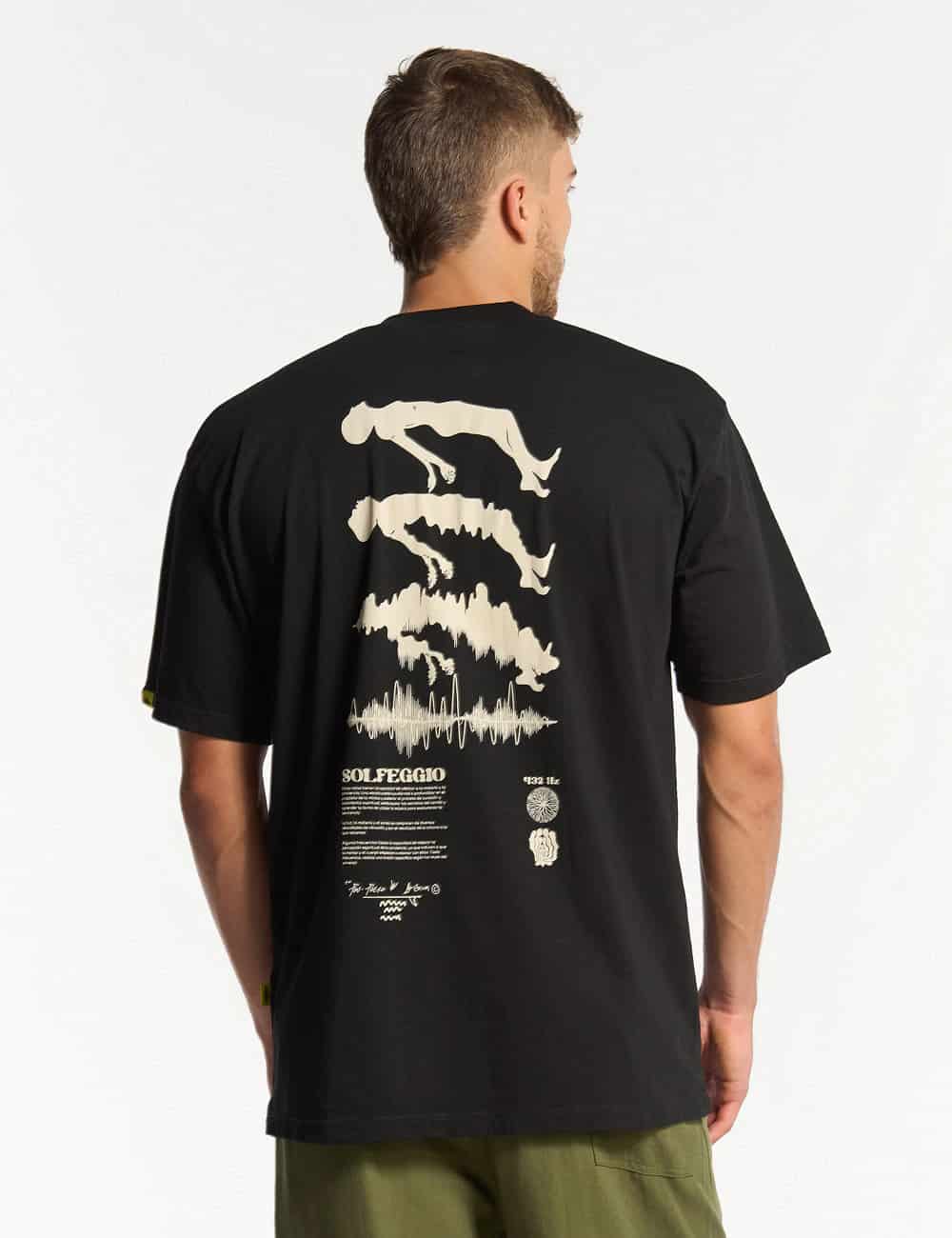 Camiseta Regular Solfeggio  negro Hombre - miniatura 1